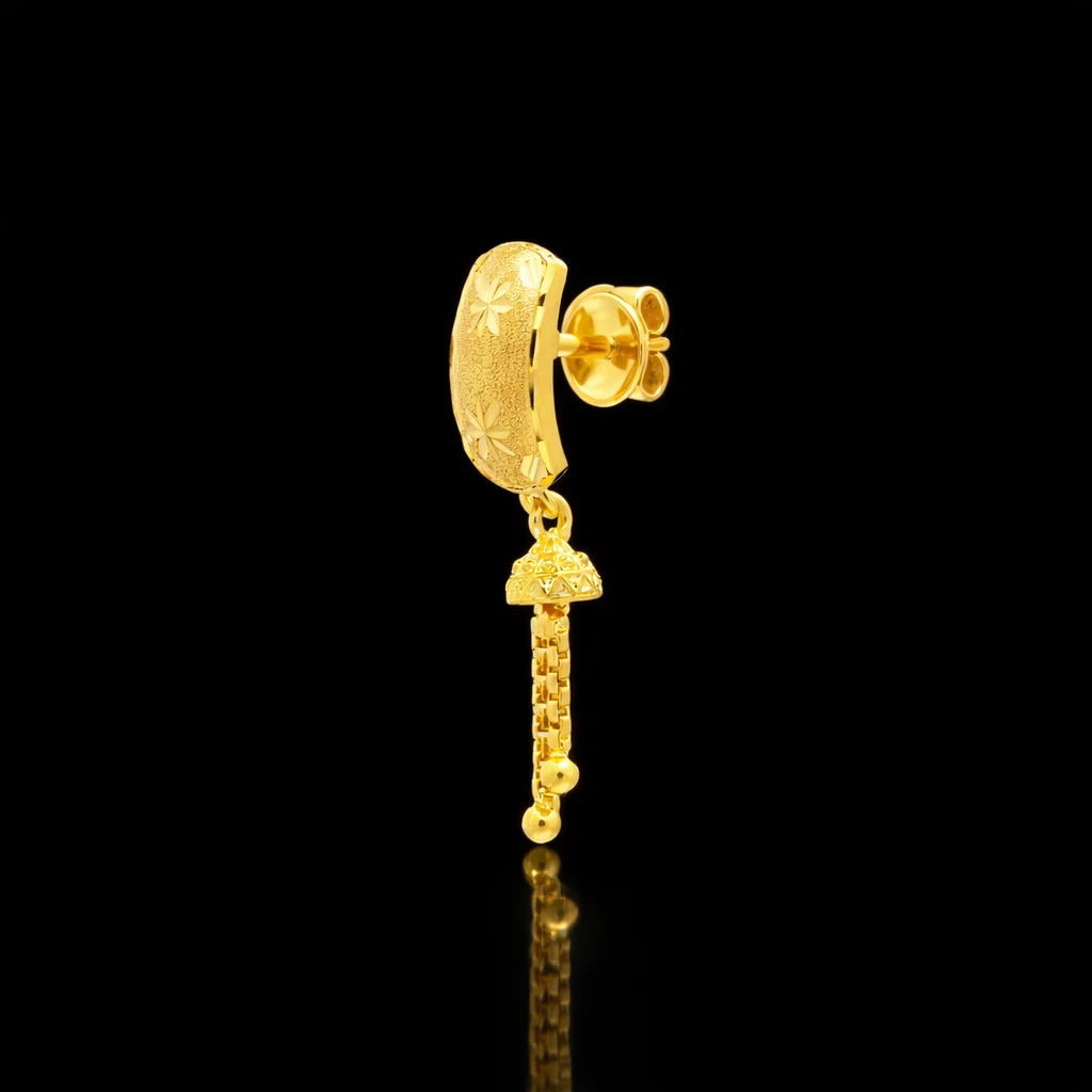 Golden Hanging Stud PGHST75-061