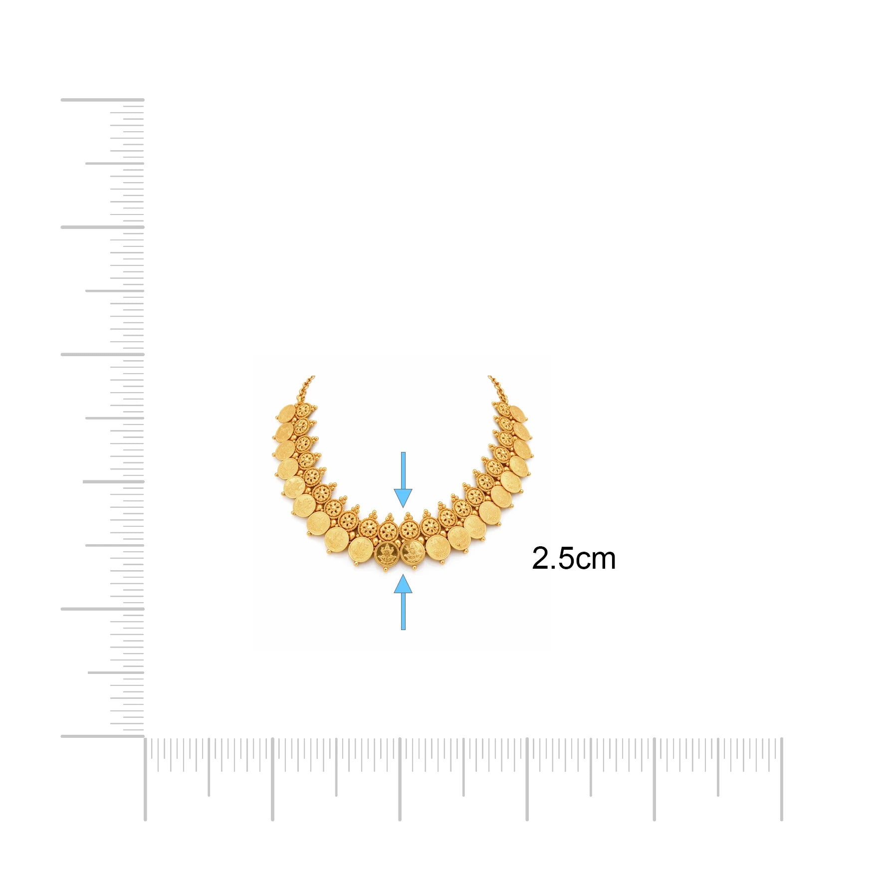 Geru Stone Necklace Short With Stud PGGRNSSR7-036, PGGRSTSR1-051