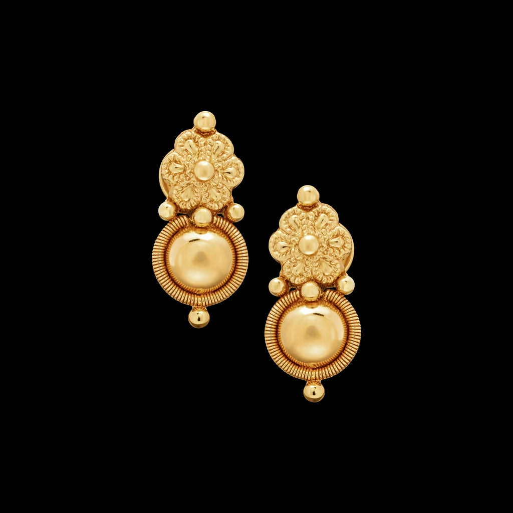 Geru Stone Necklace Short With Stud PGGRNSSR39-085, PGGRSTSR5-041