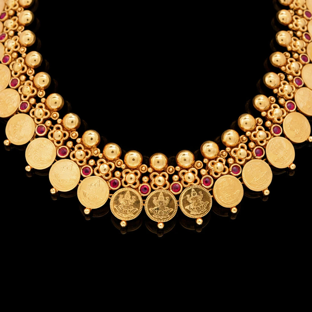 Geru Stone Necklace Short With Stud PSGRNSSR42R-038, PSGRSTSR36R-041