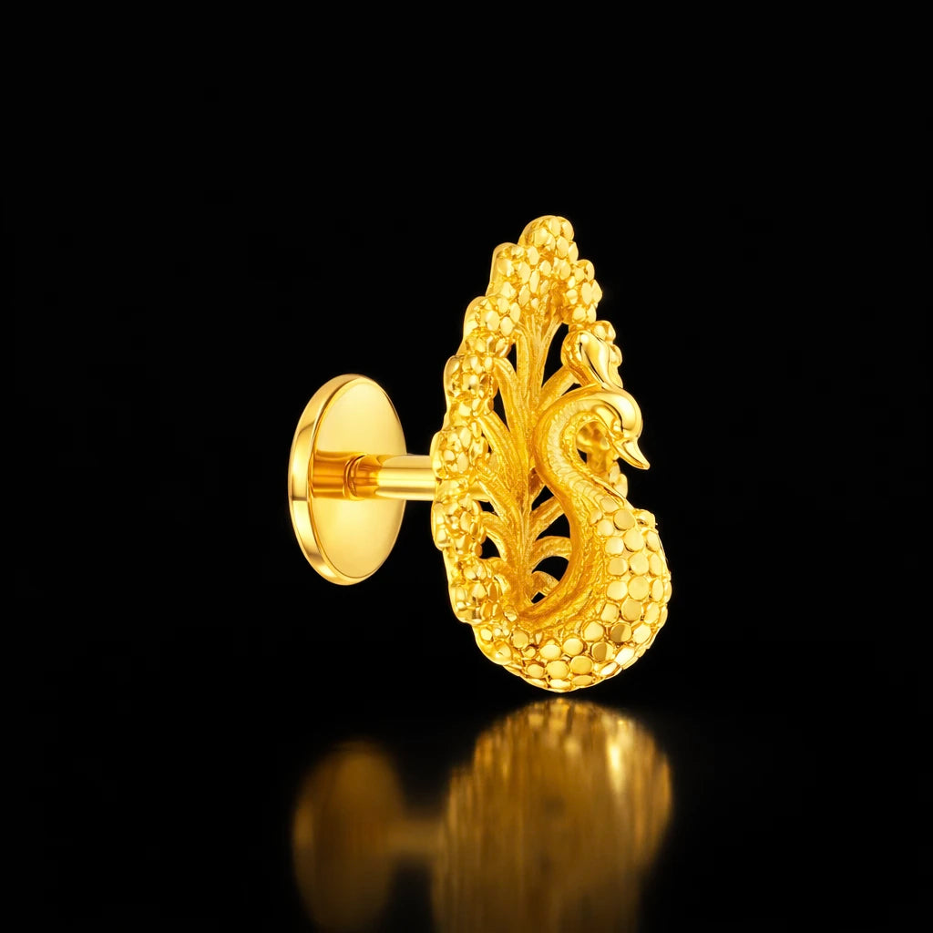 Golden Hanging Stud PGST130-09