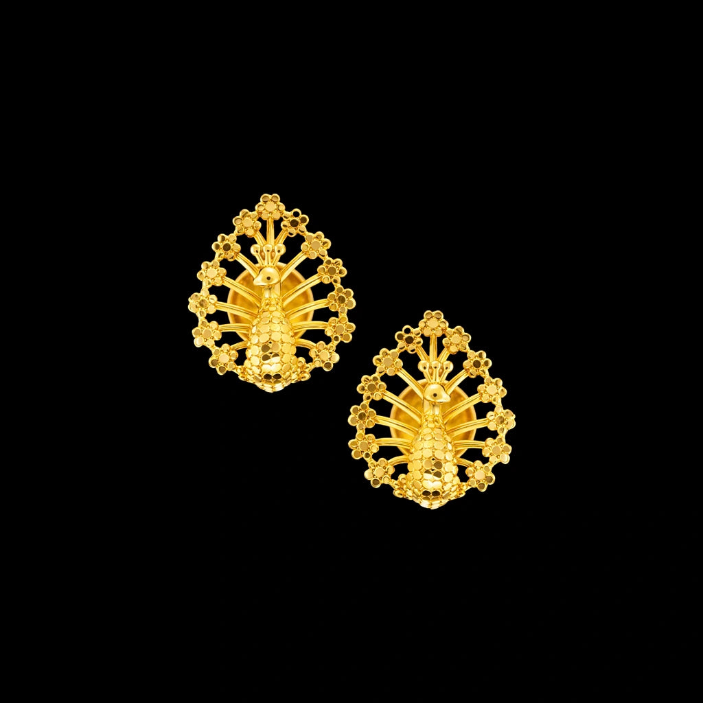 Golden Hanging Stud PGST130-09