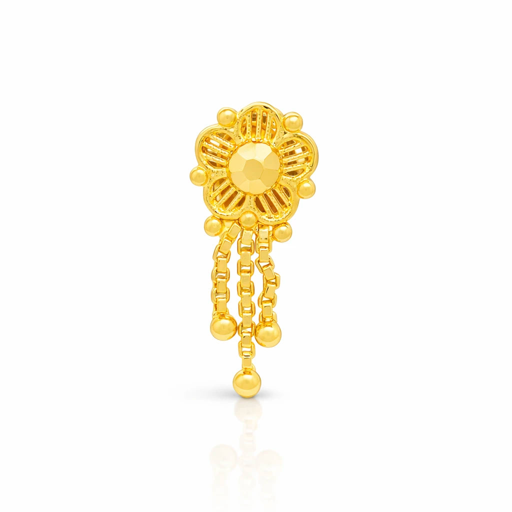 Golden Hanging Stud PGHST367-001