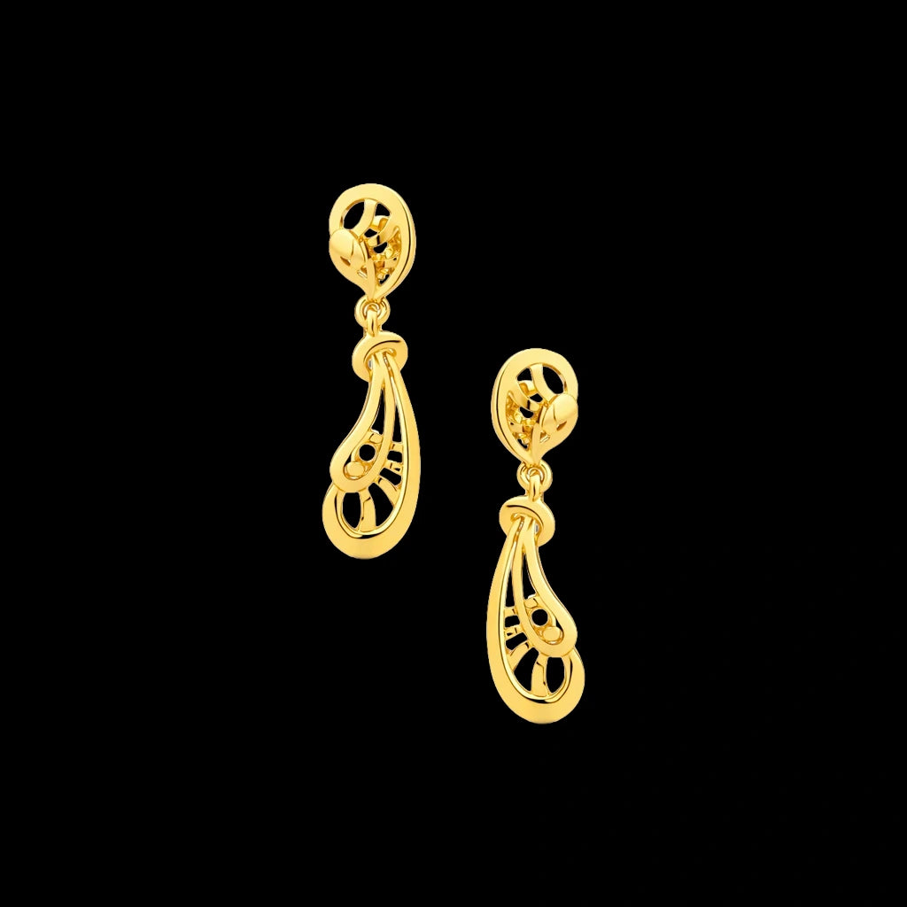 Golden Hanging Stud PGHST336-001