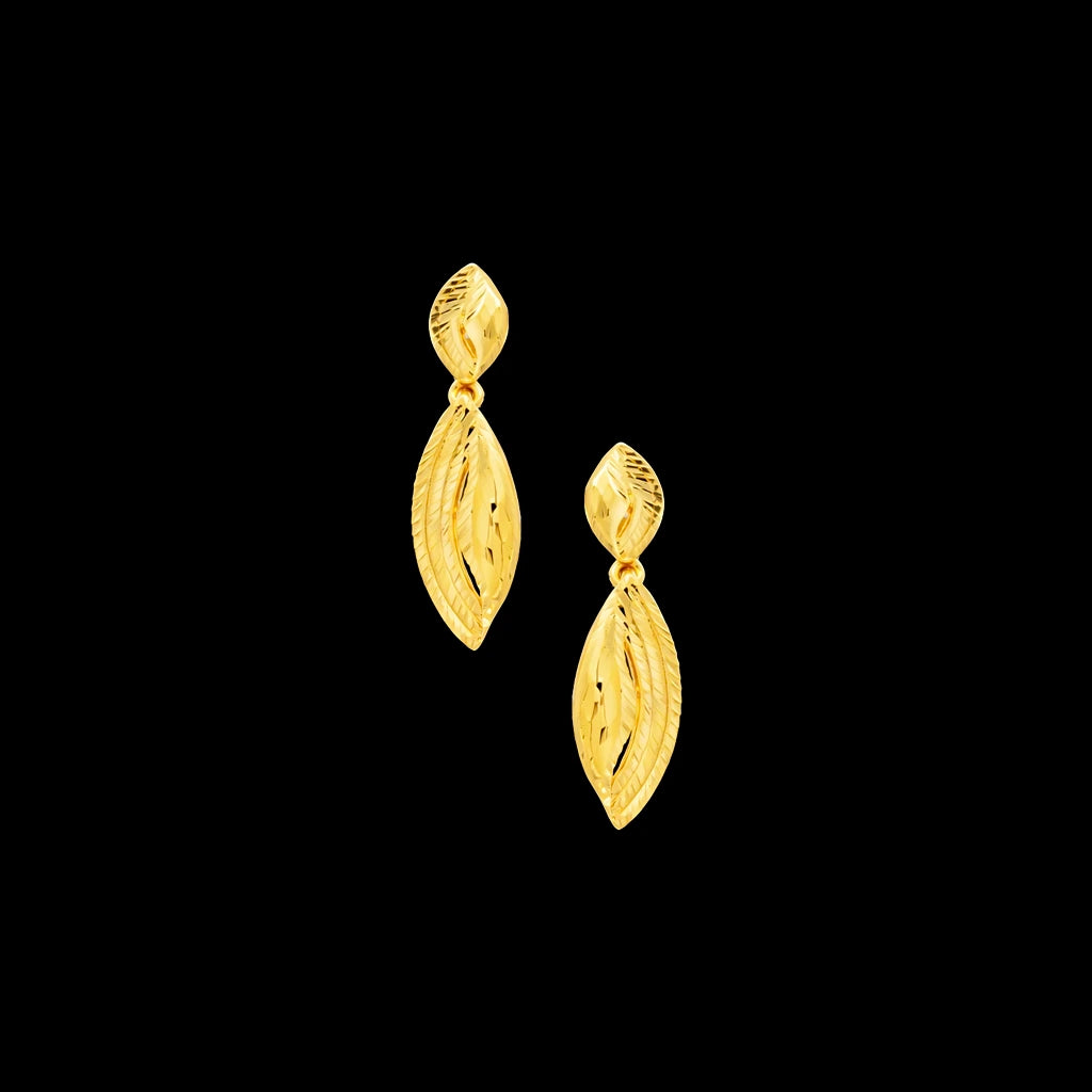 Golden Hanging Stud PGHST351-001