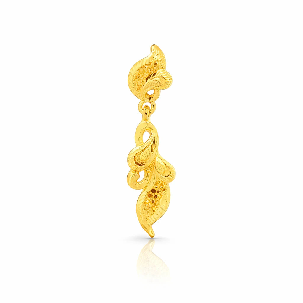 Golden Hanging Stud PGHST328-001