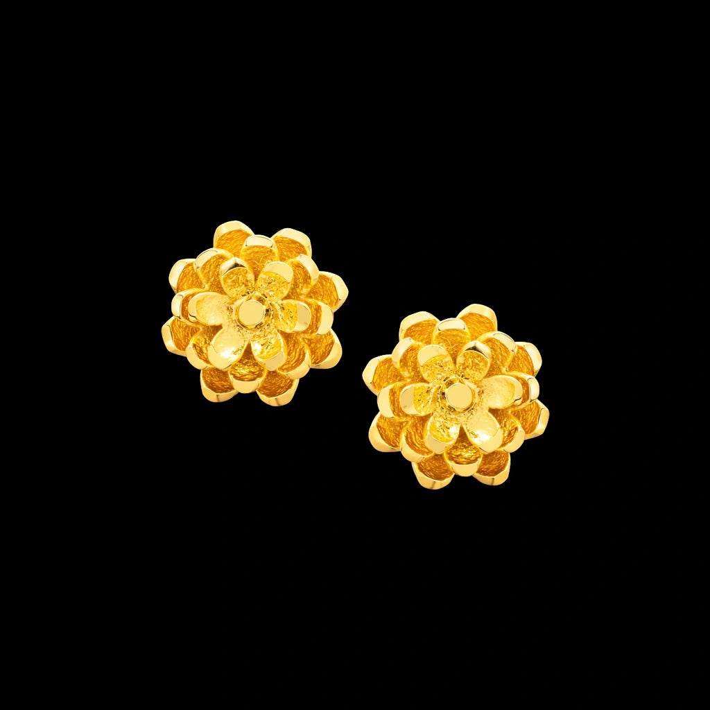 Golden Hanging Stud PGST221-07