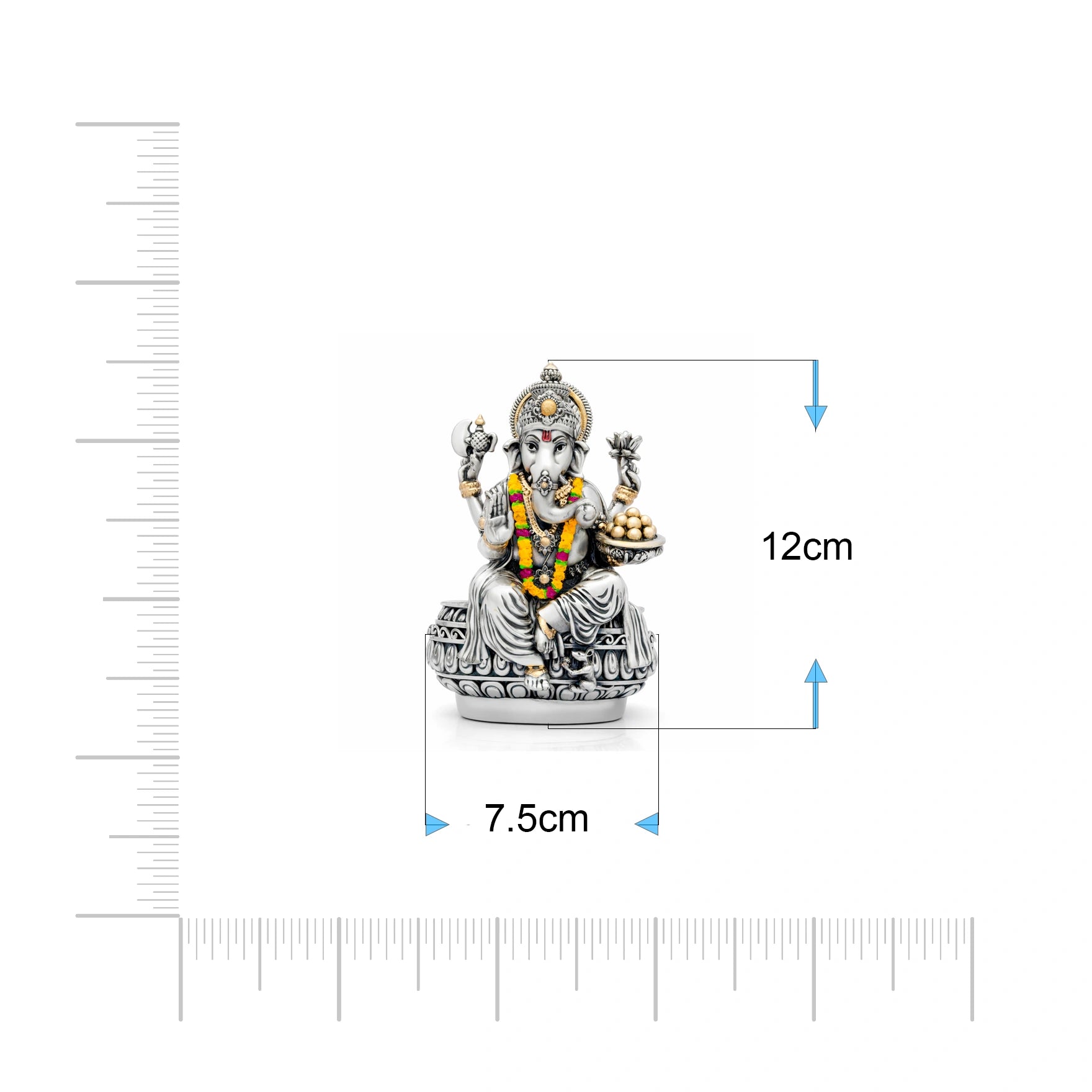 Ganesha Statue of Wisdom and Prosperity PIDRSG32-054