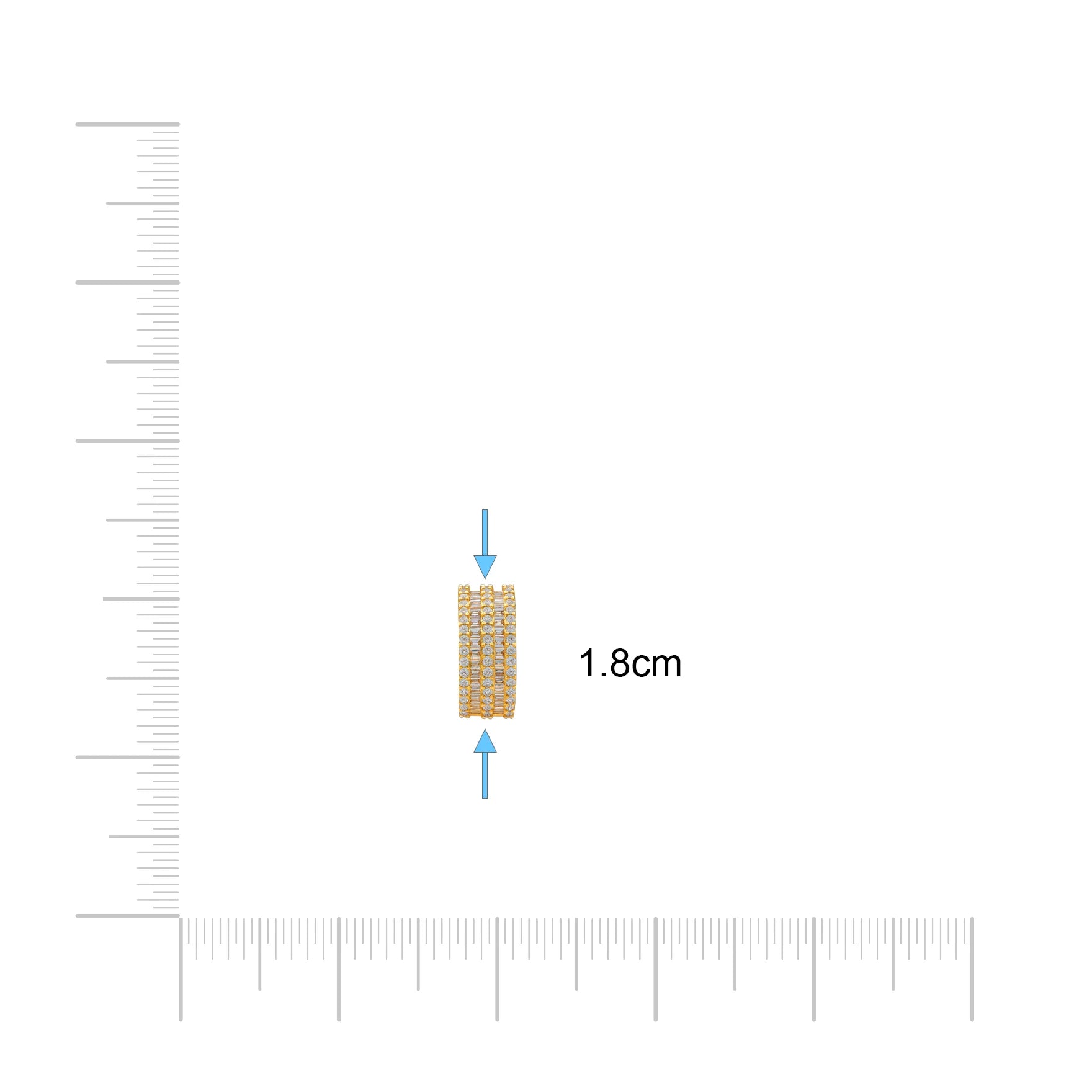 Stone Ring Stud PSRST1W-003