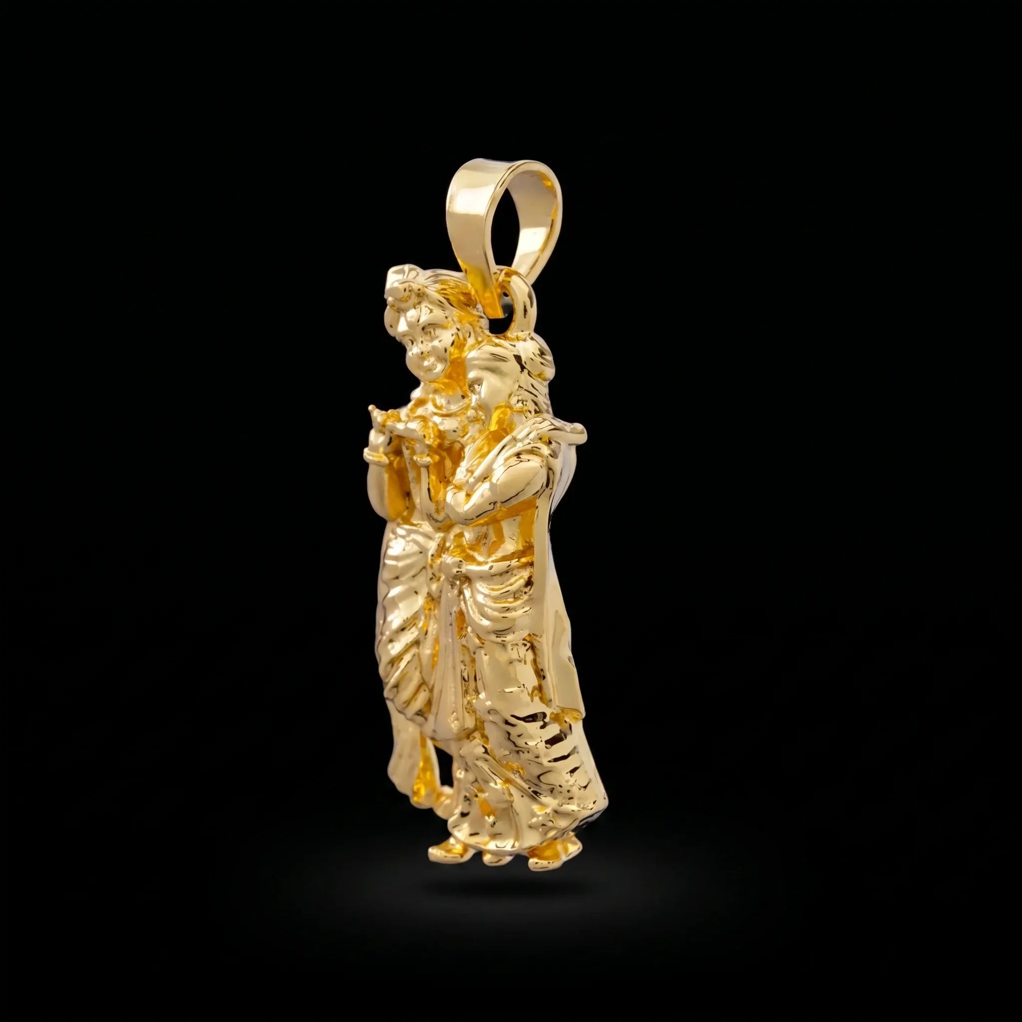 Radha Krishna Gold Pendant PGLT106-011