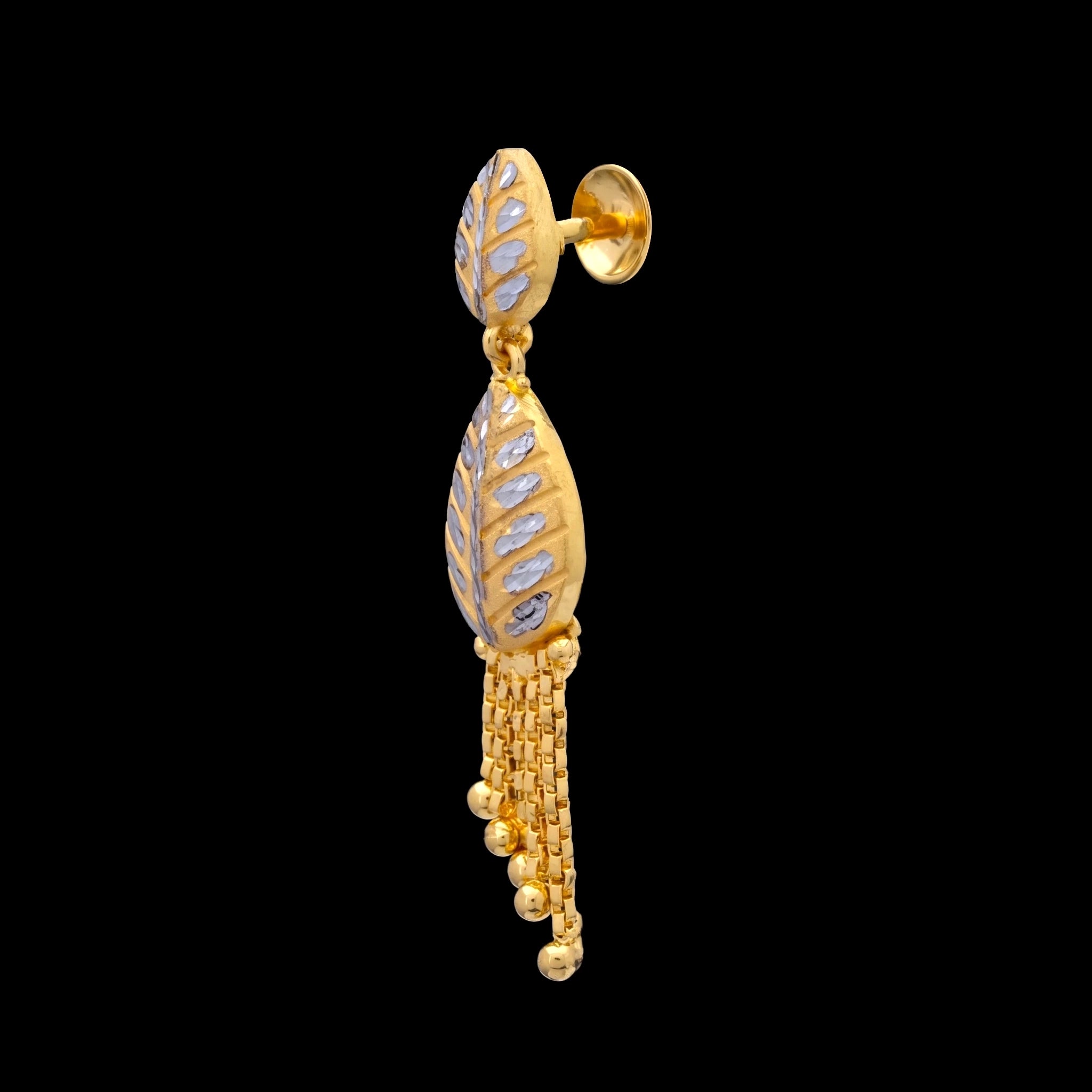 Rhodium Hanging Stud PRGHST212-051