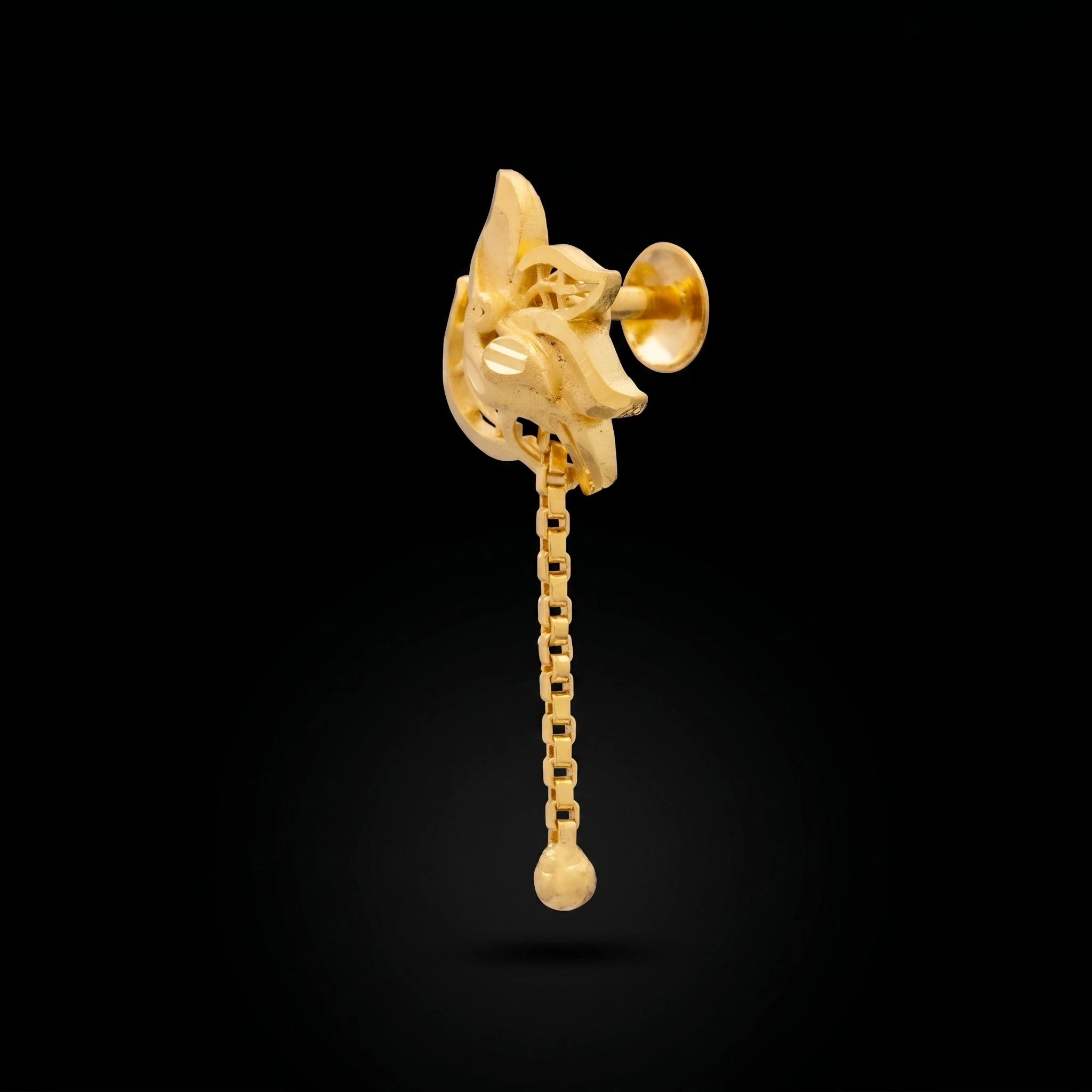 Golden Hanging Stud PGHST293-09