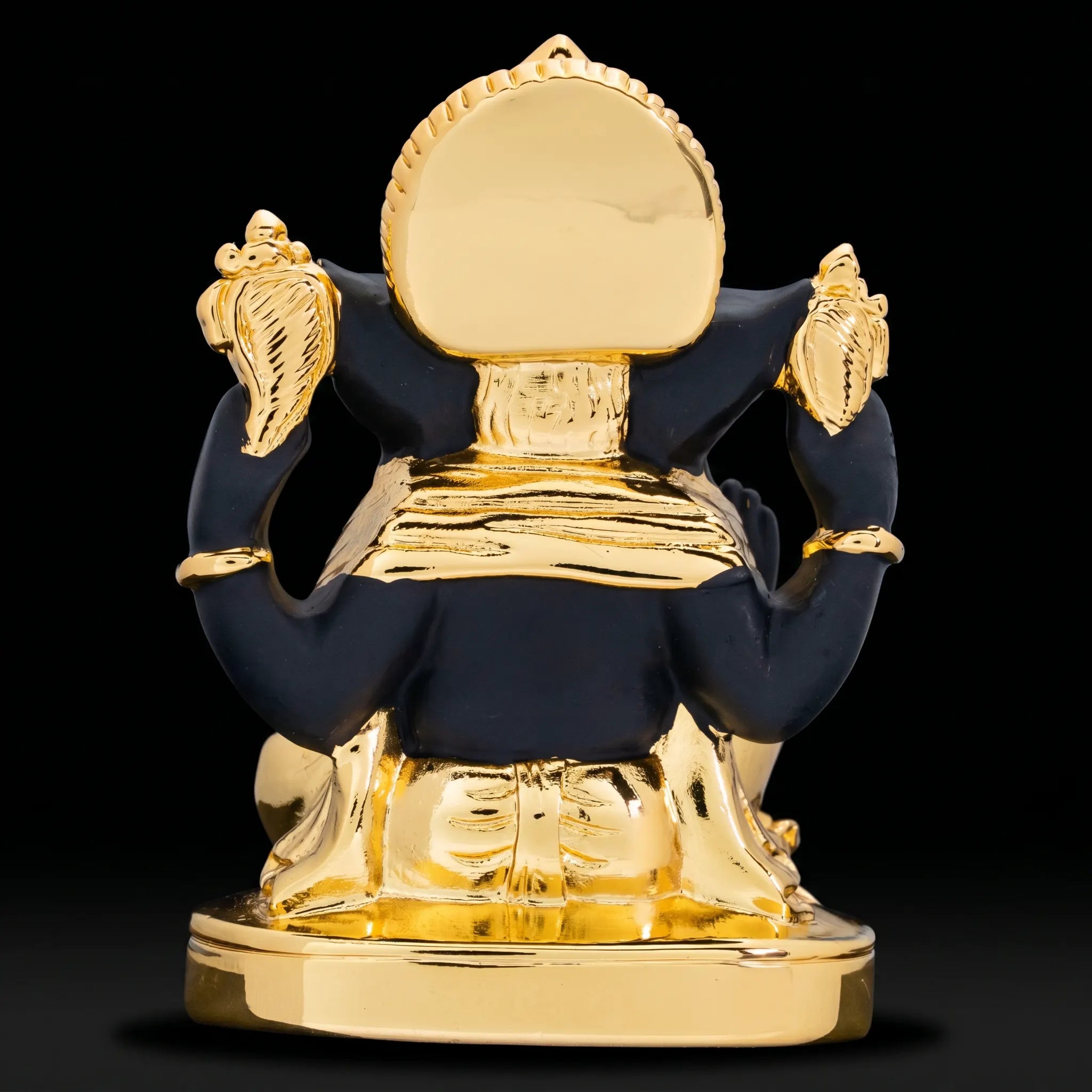 Resin & Gold-Layered Lord Ganesha Idol PIDRBG110-053