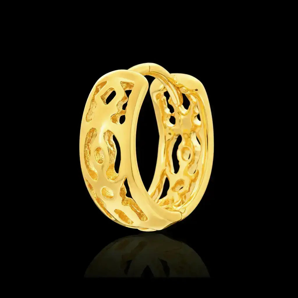 Golden Hoop Earring PGRST22-001