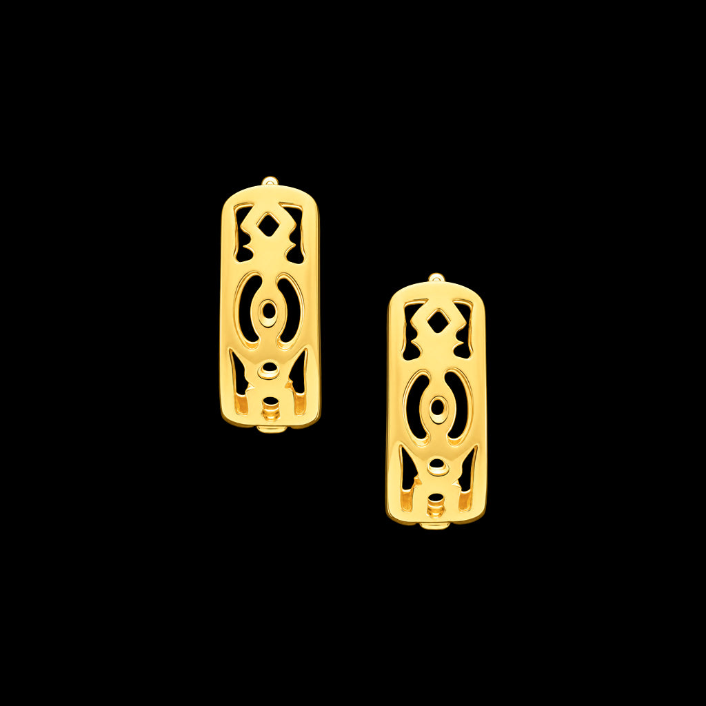 Golden Hoop Earring PGRST22-001