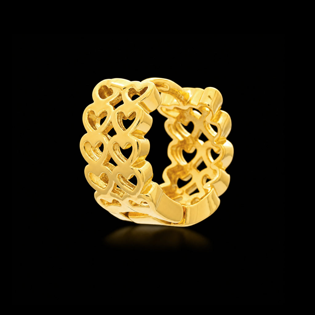 Golden Hoop Earring PGRST24-001