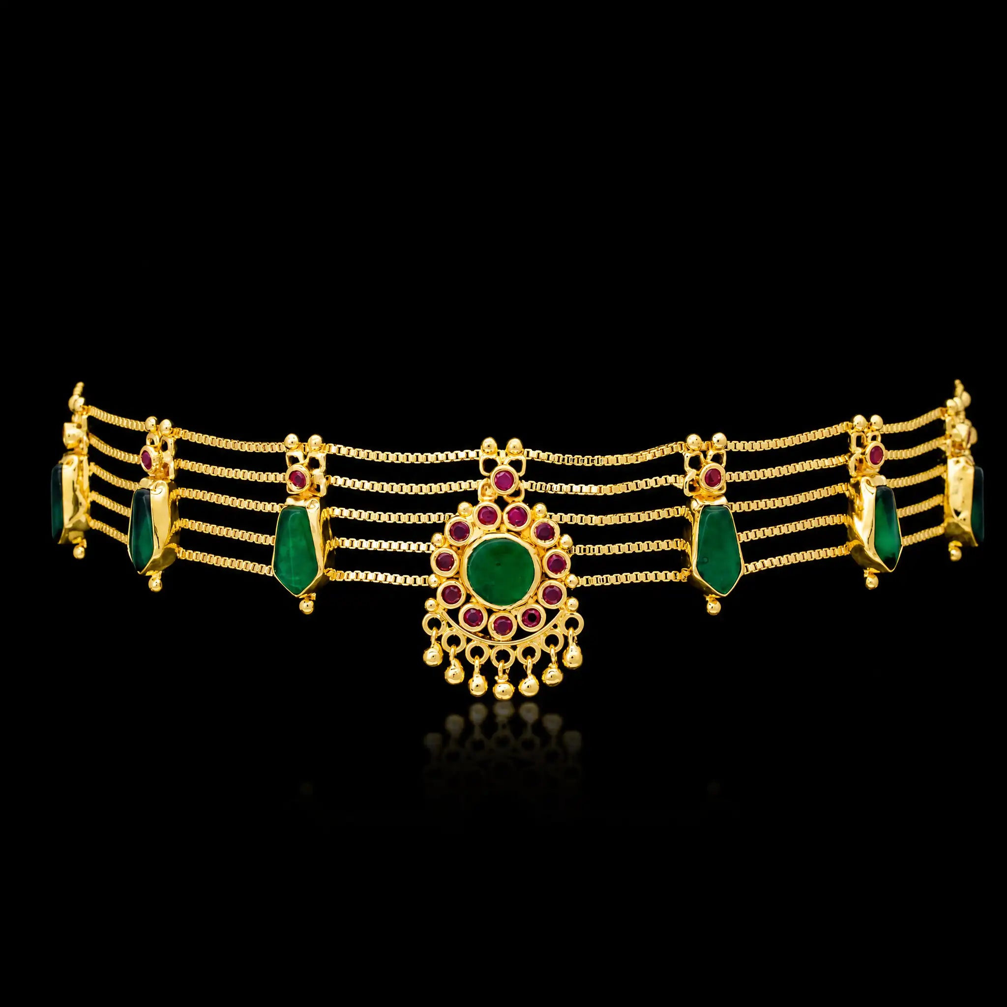 Palakka Nagapadam Stone Necklace PSPKNNG7-0301
