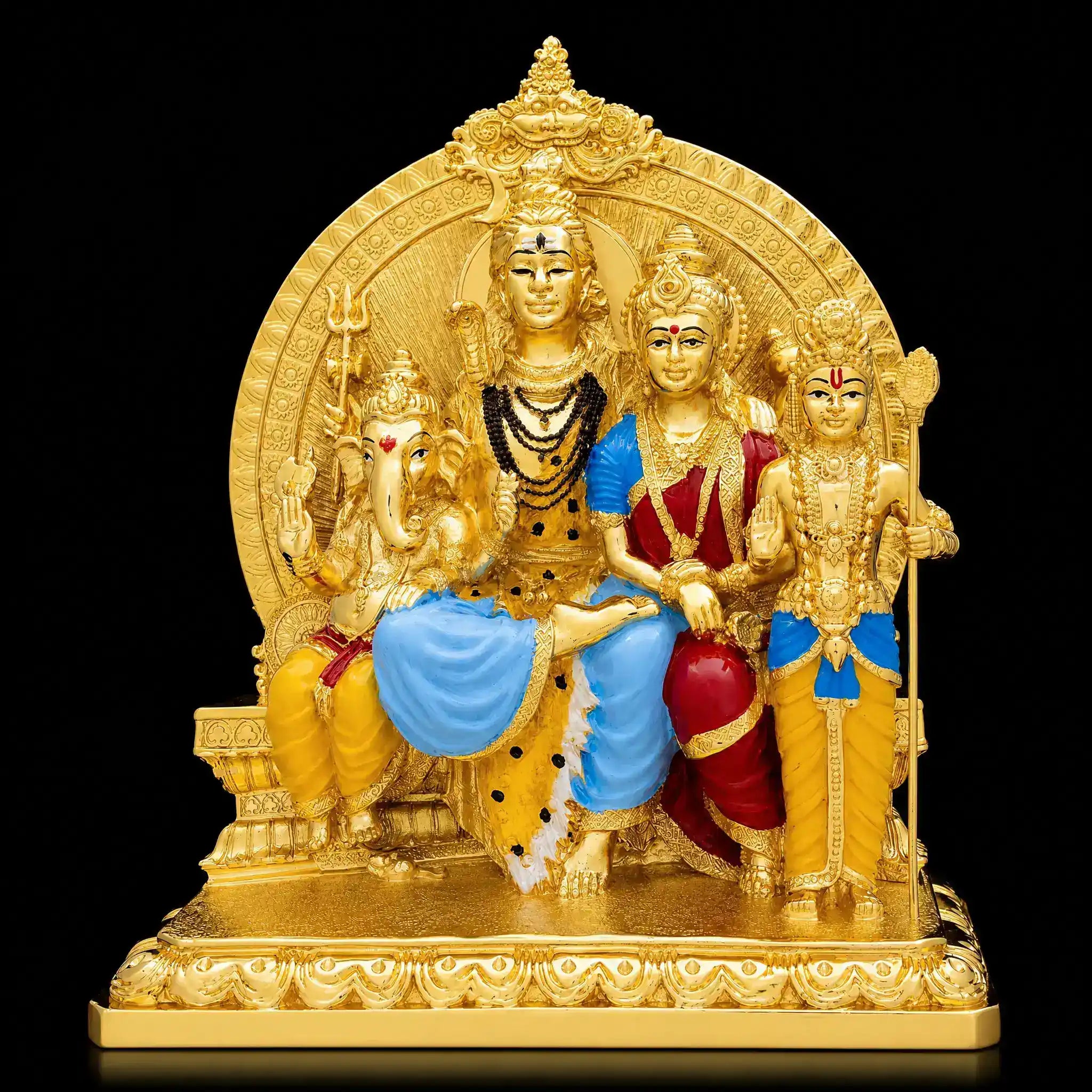 Divine Shiva Parivar idol PIDRSIP1-0081