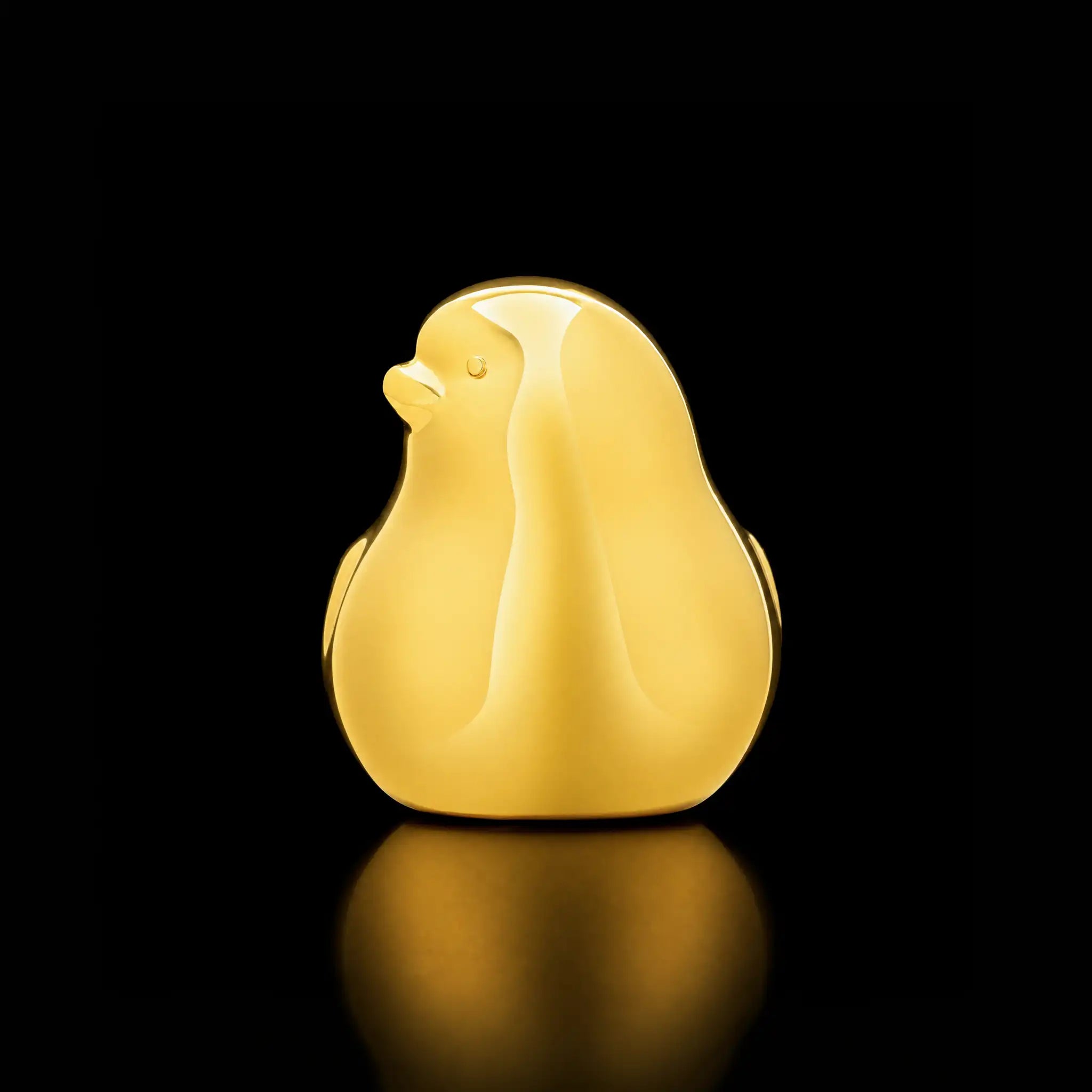 Minimalist Golden Bird Sculpture with 24ct Gold Layered Finish PIDRGSP1-003