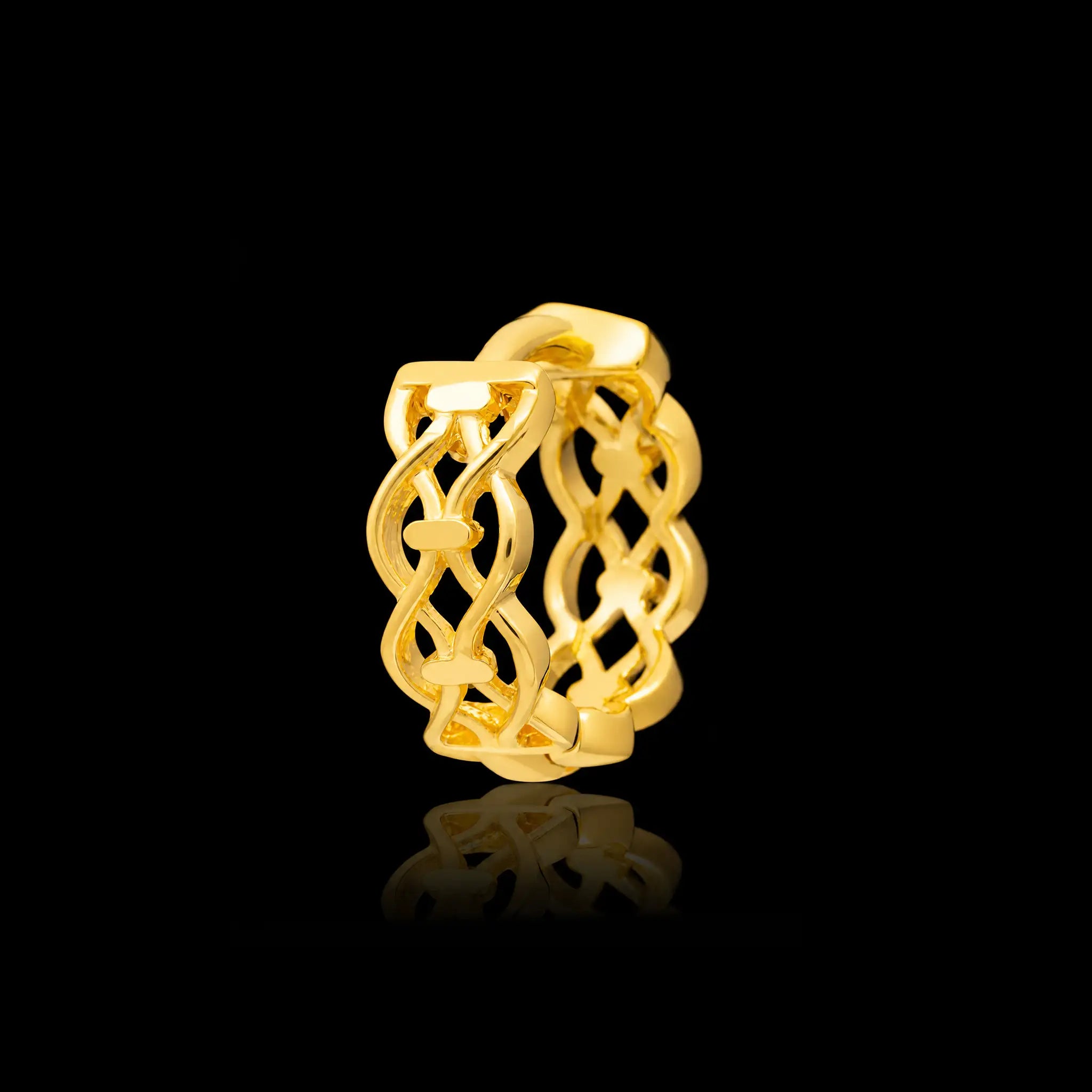 Golden Hoop Earring PGRST12-001