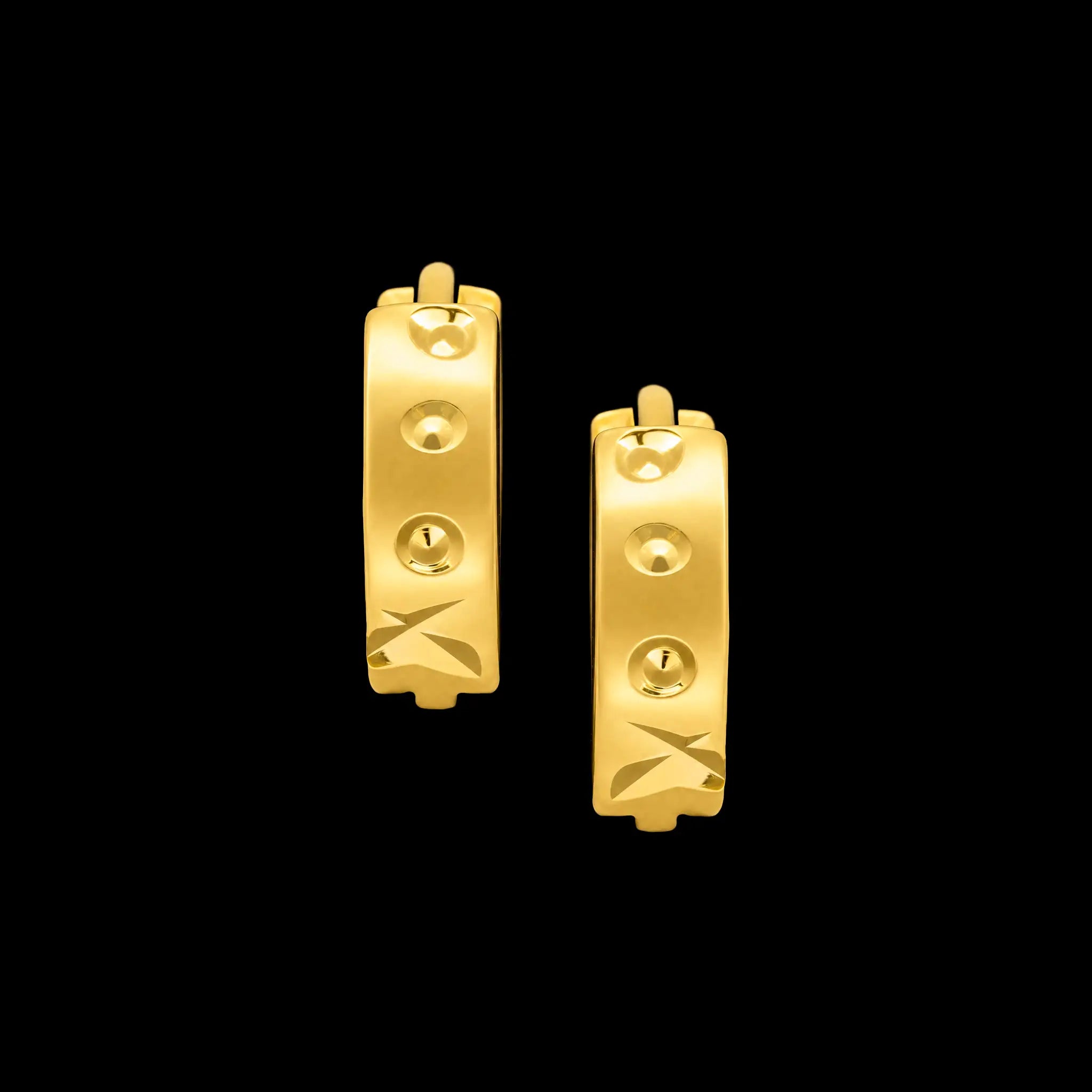 Golden Hoop Earring PGRST10-001