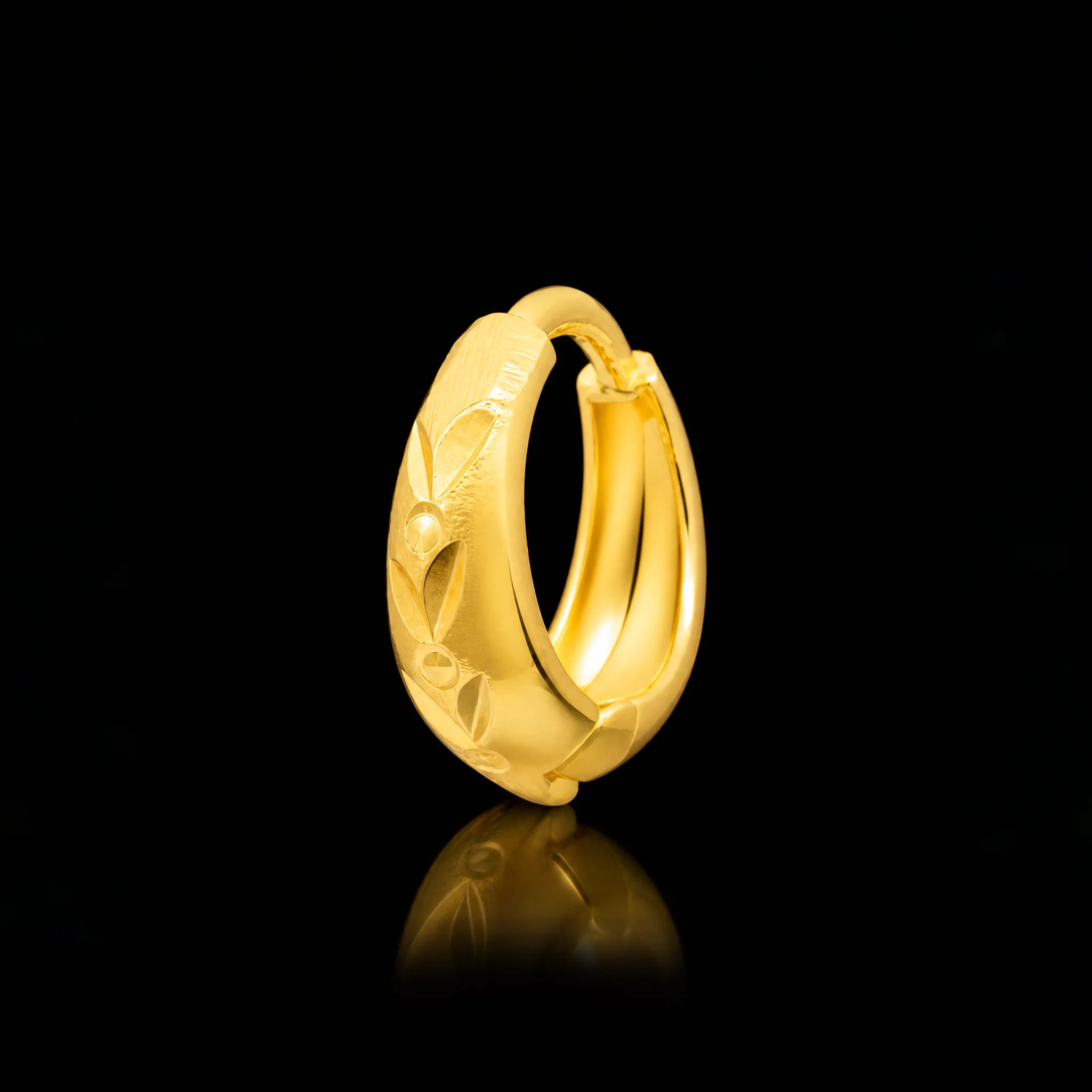 Golden Hoop Earring PGRST15-001