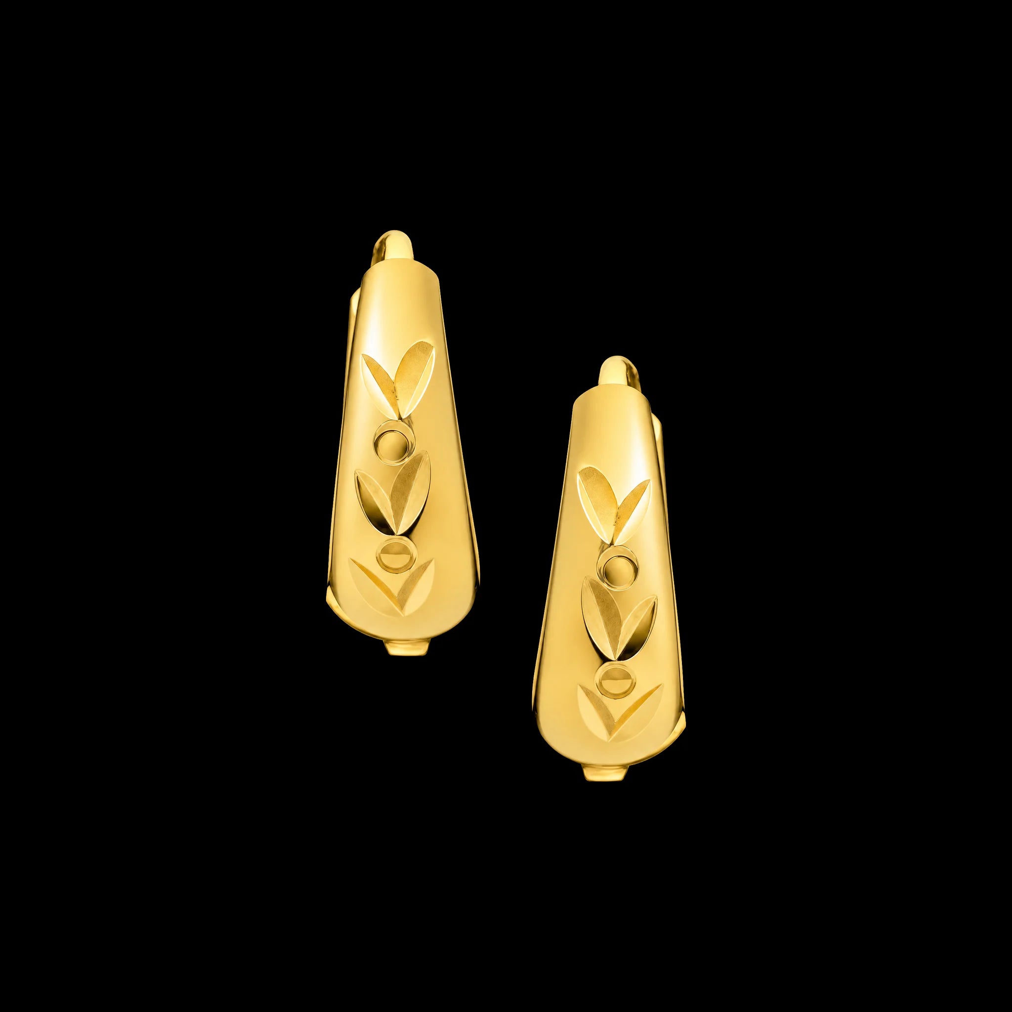 Golden Hoop Earring PGRST15-001