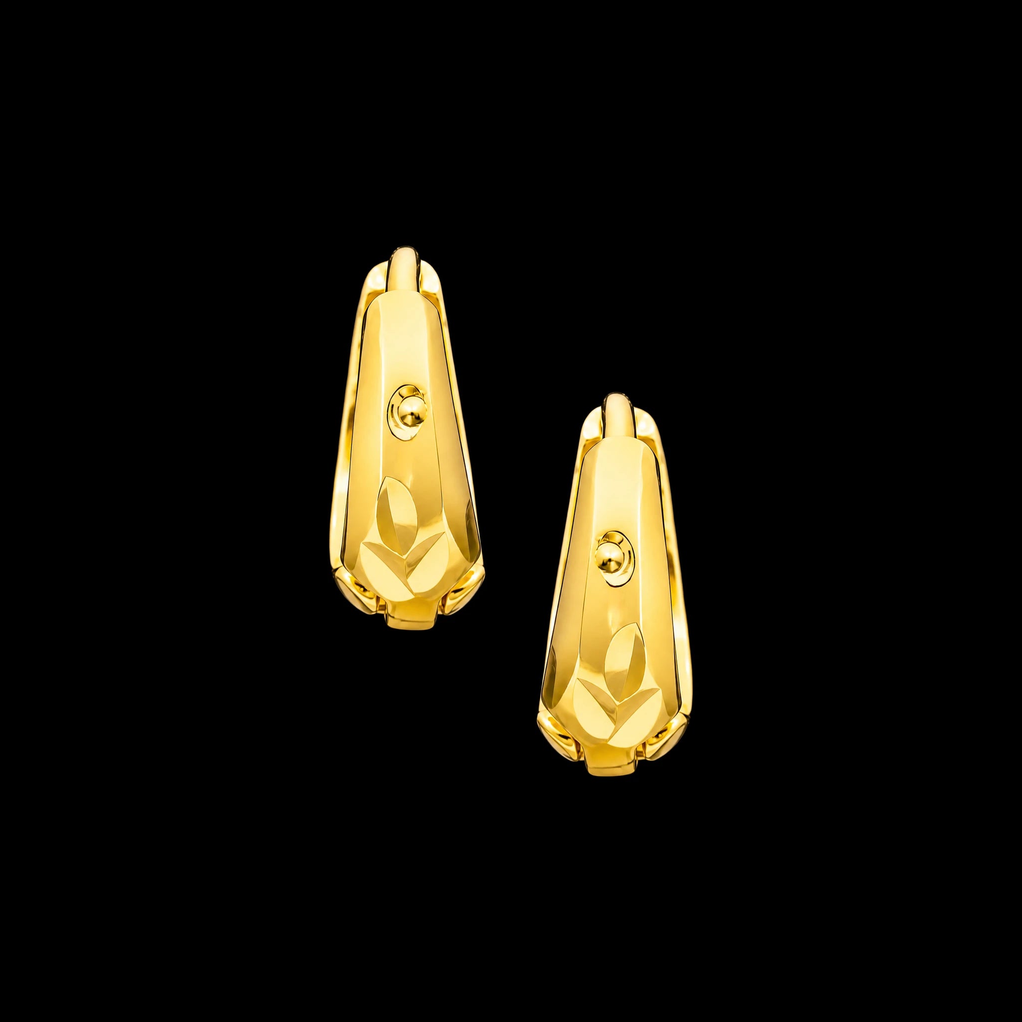 Golden Hoop Earring PGRST16-001