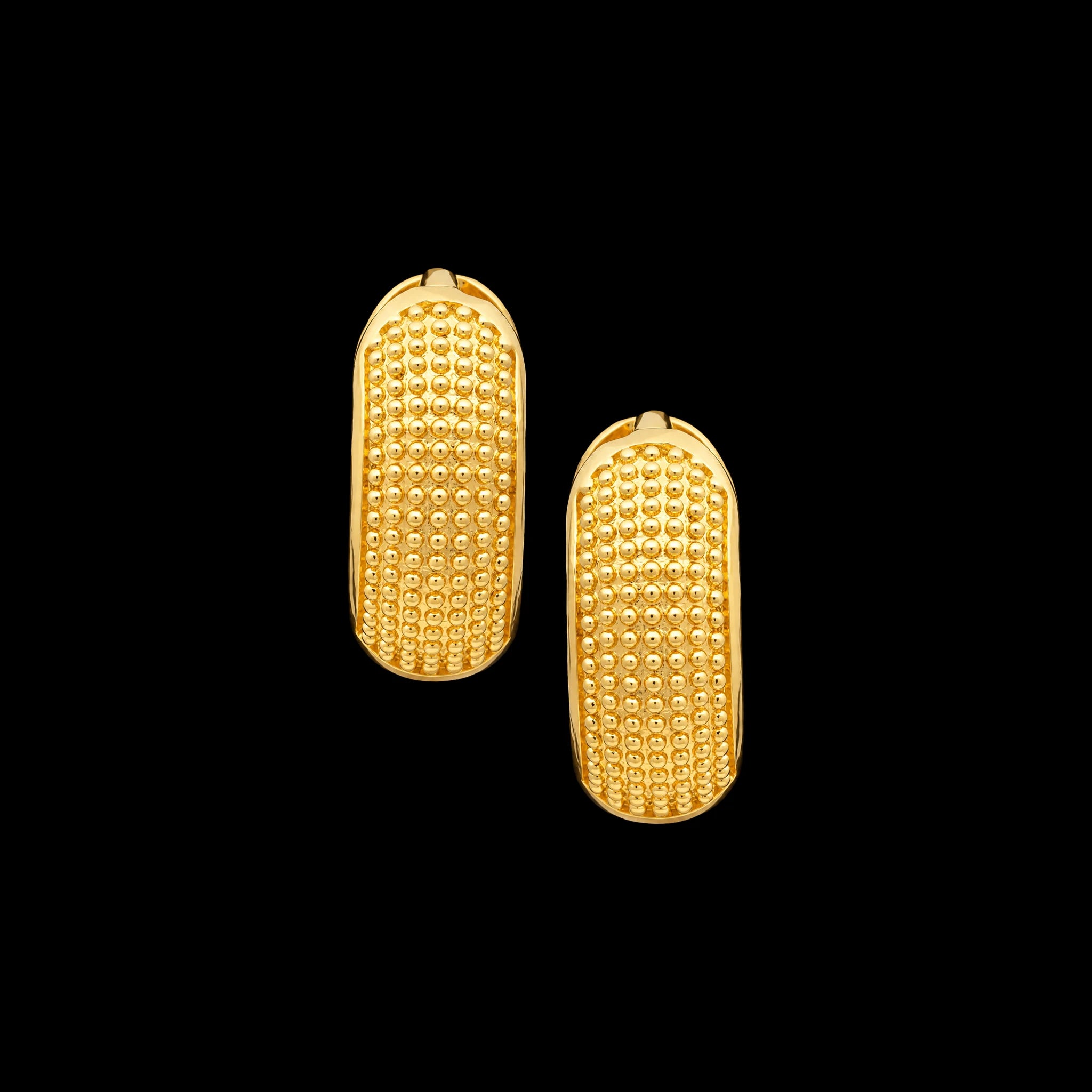 Golden Hoop Earring PGRST35-09