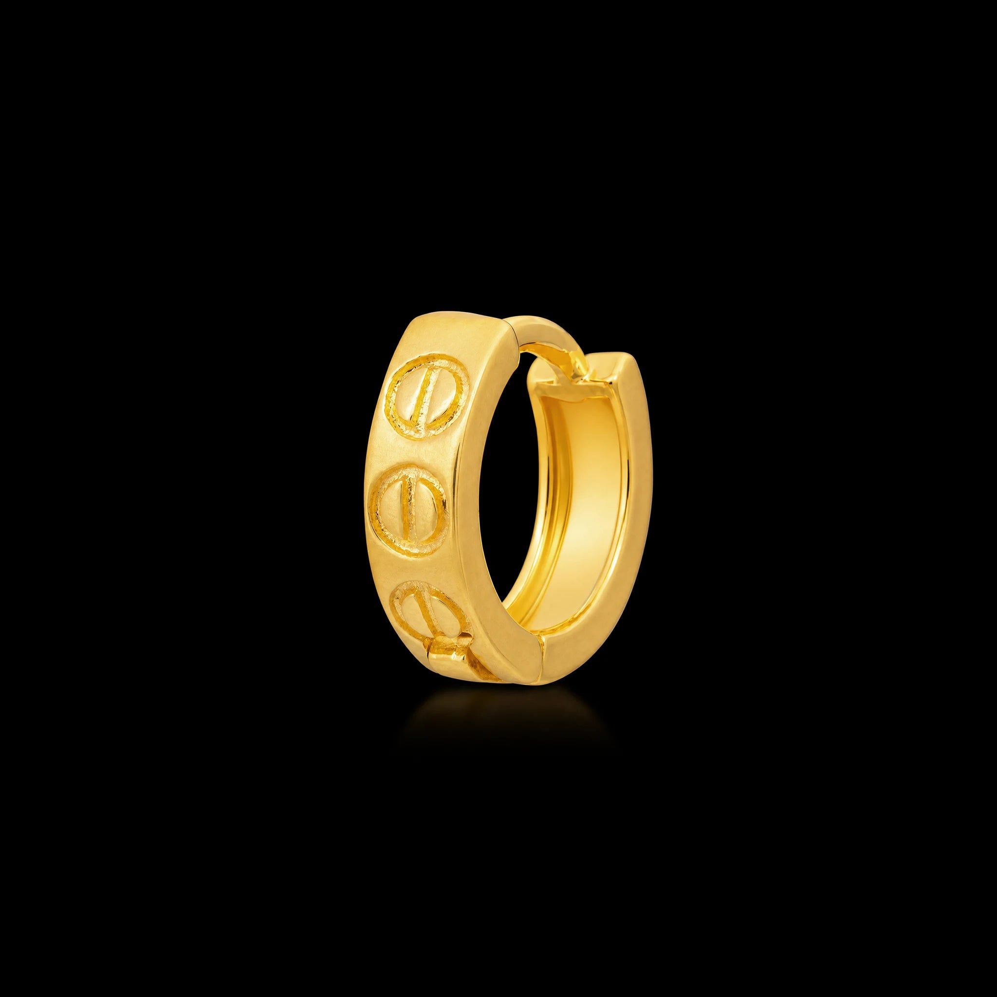 Golden Hoop Earring PGRST49-07