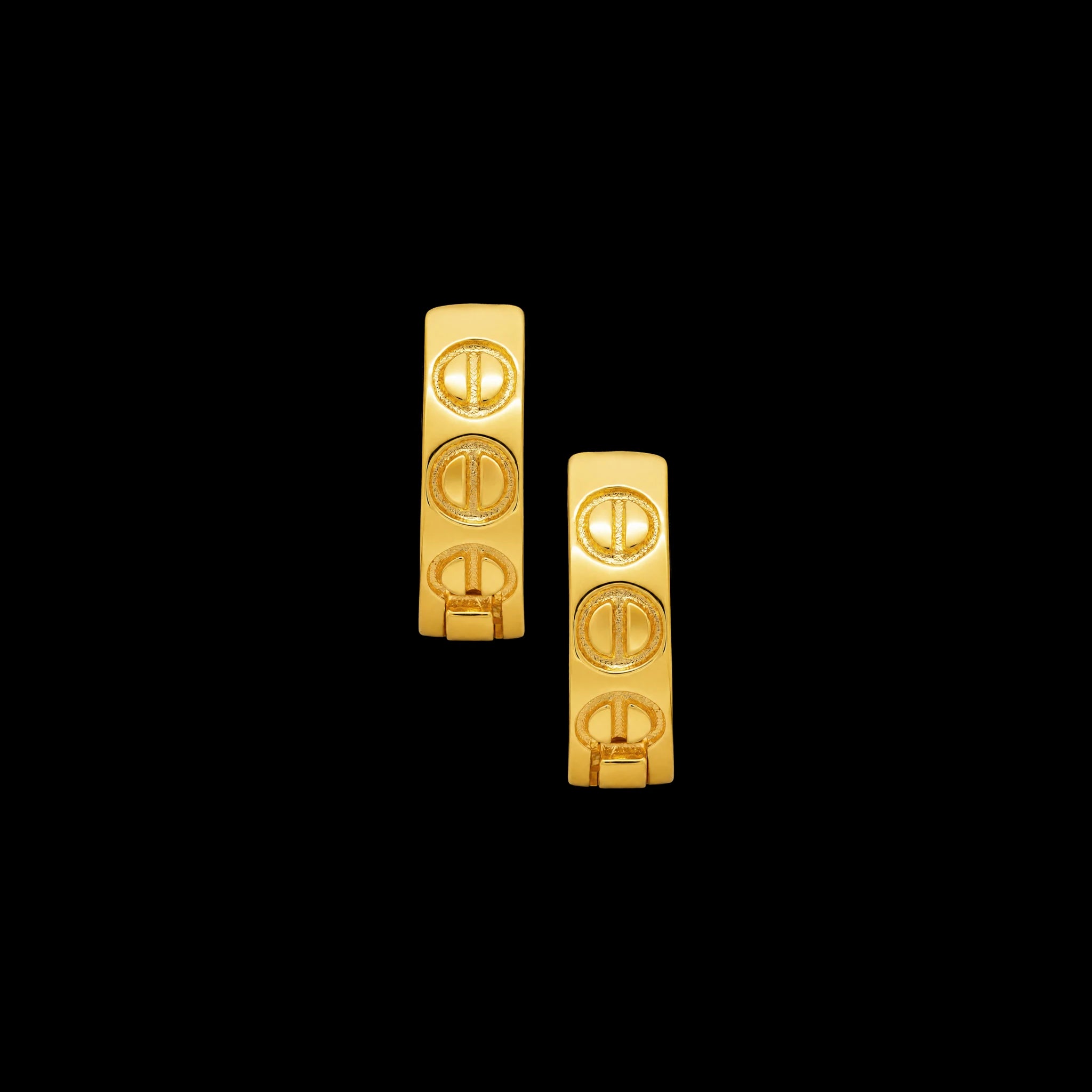 Golden Hoop Earring PGRST49-07