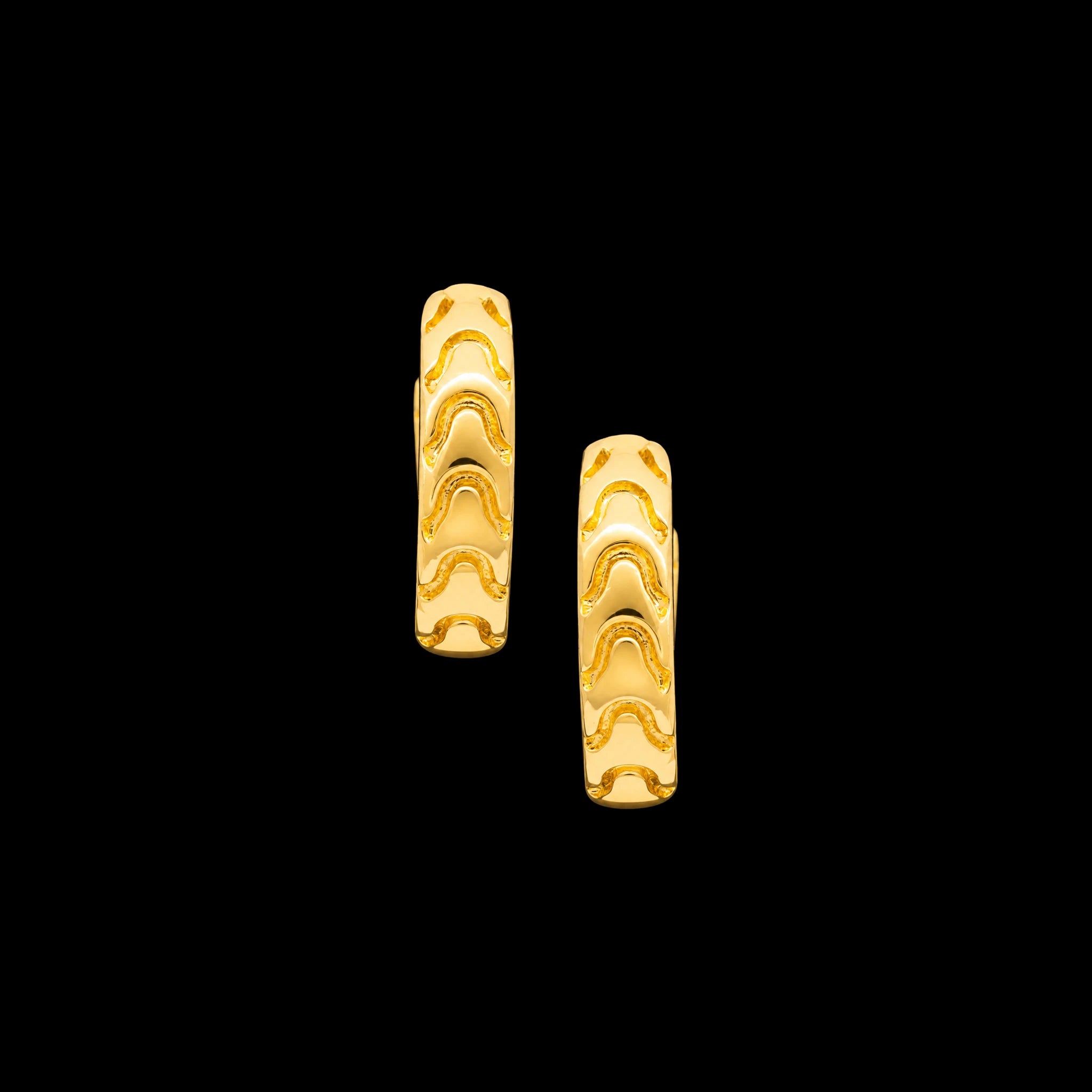 Golden Hoop Earring PGRST51-07