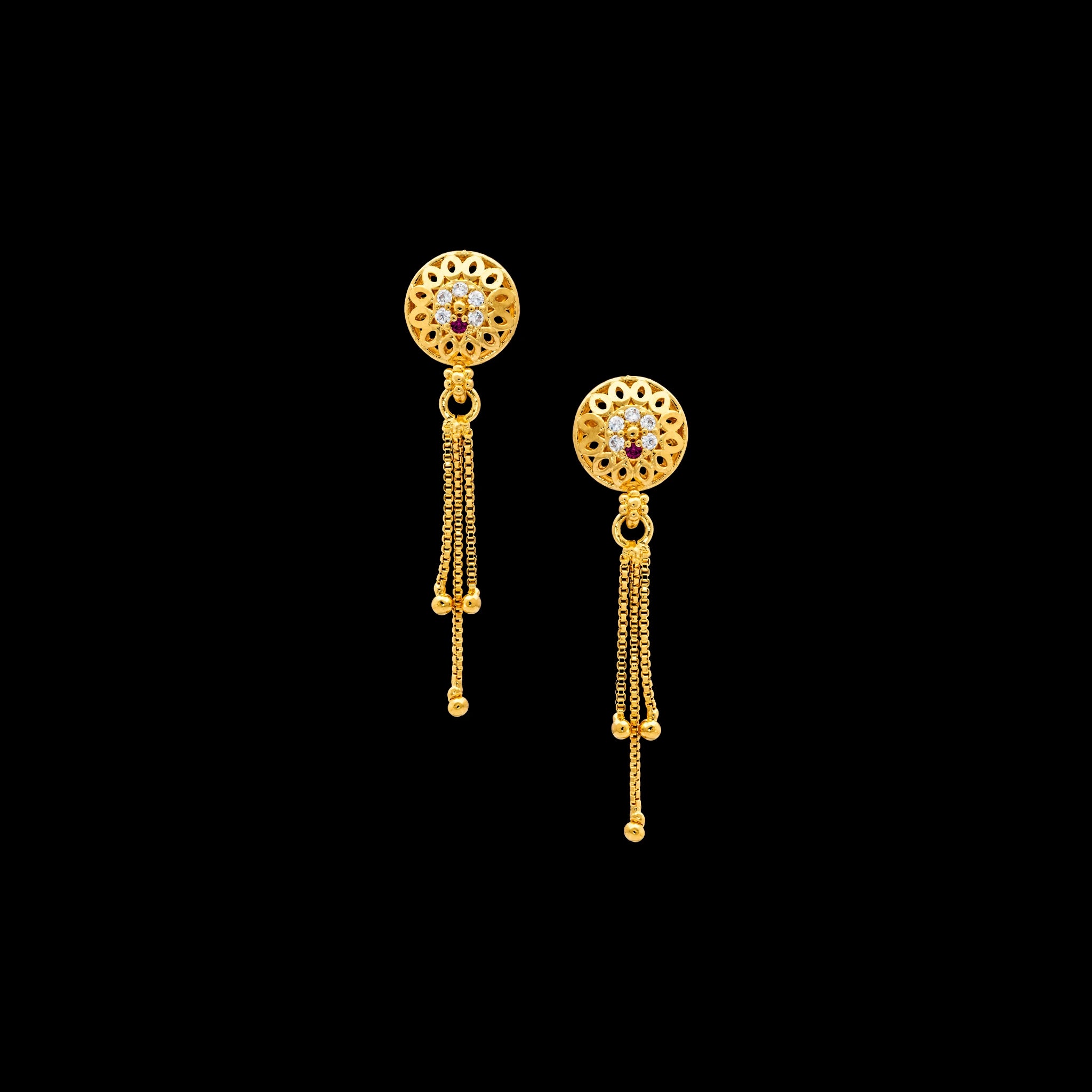 Golden Hanging Stud PSHST24WR-011