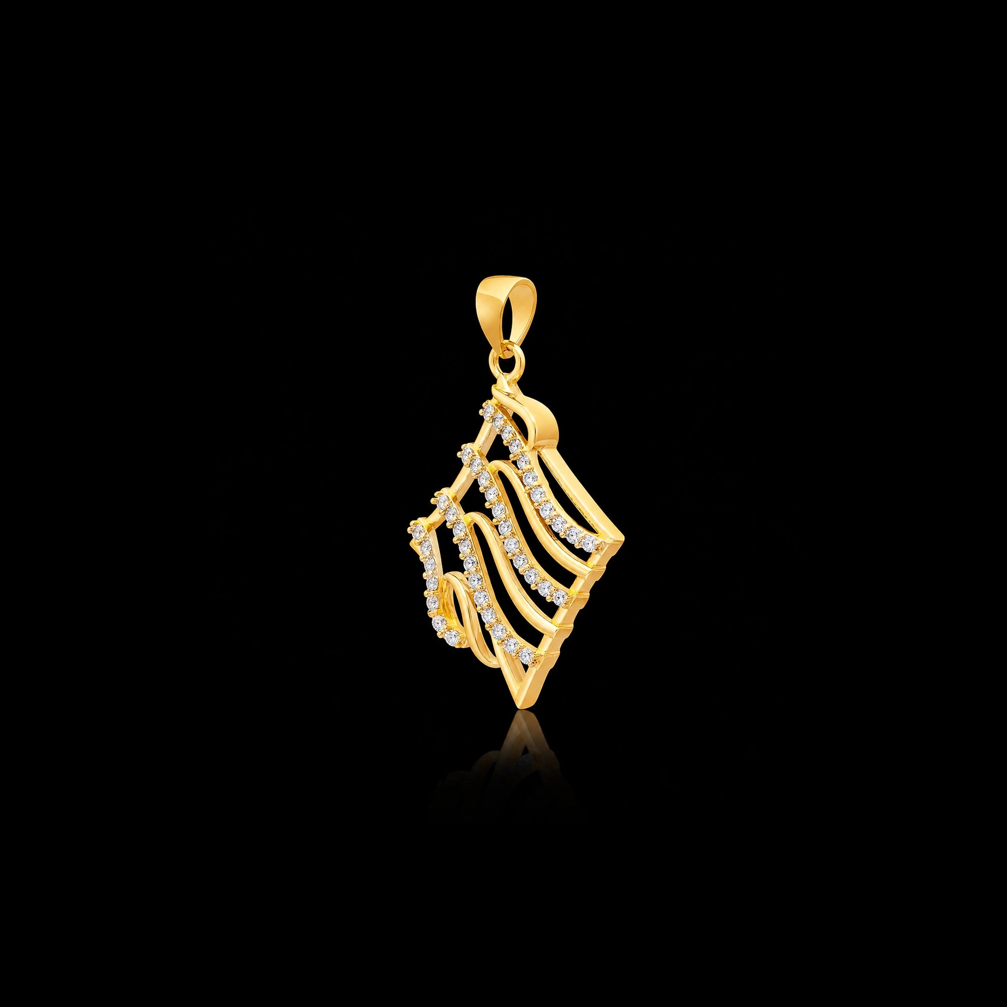 Golden Stone Pendant PSLT54W-051