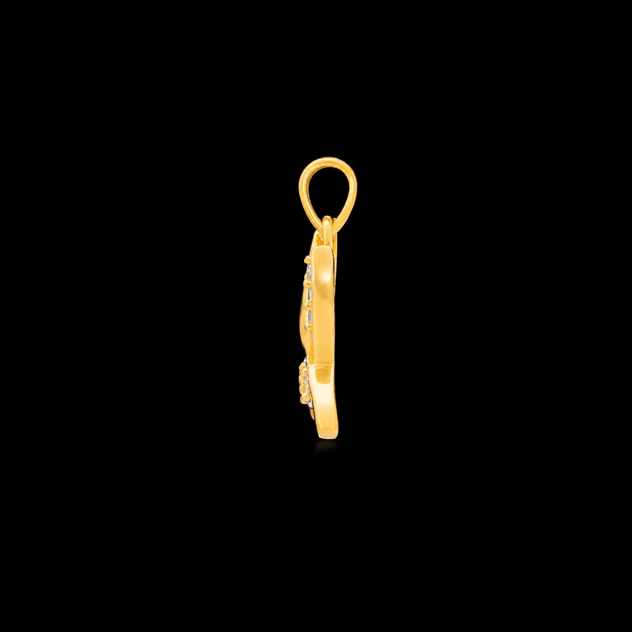 Golden Fish Pendant PSLT17W-021