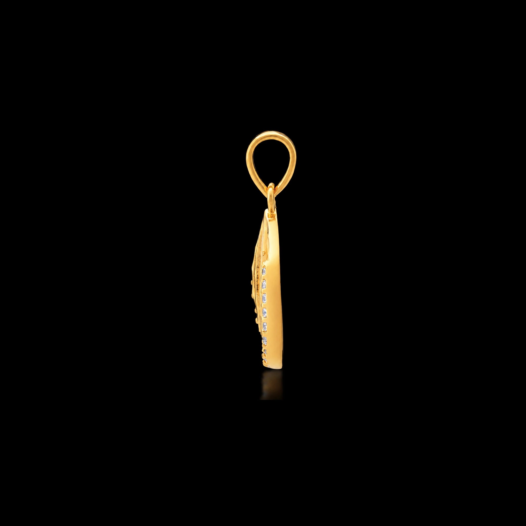 Golden Stone Pendant PSLT103W-031