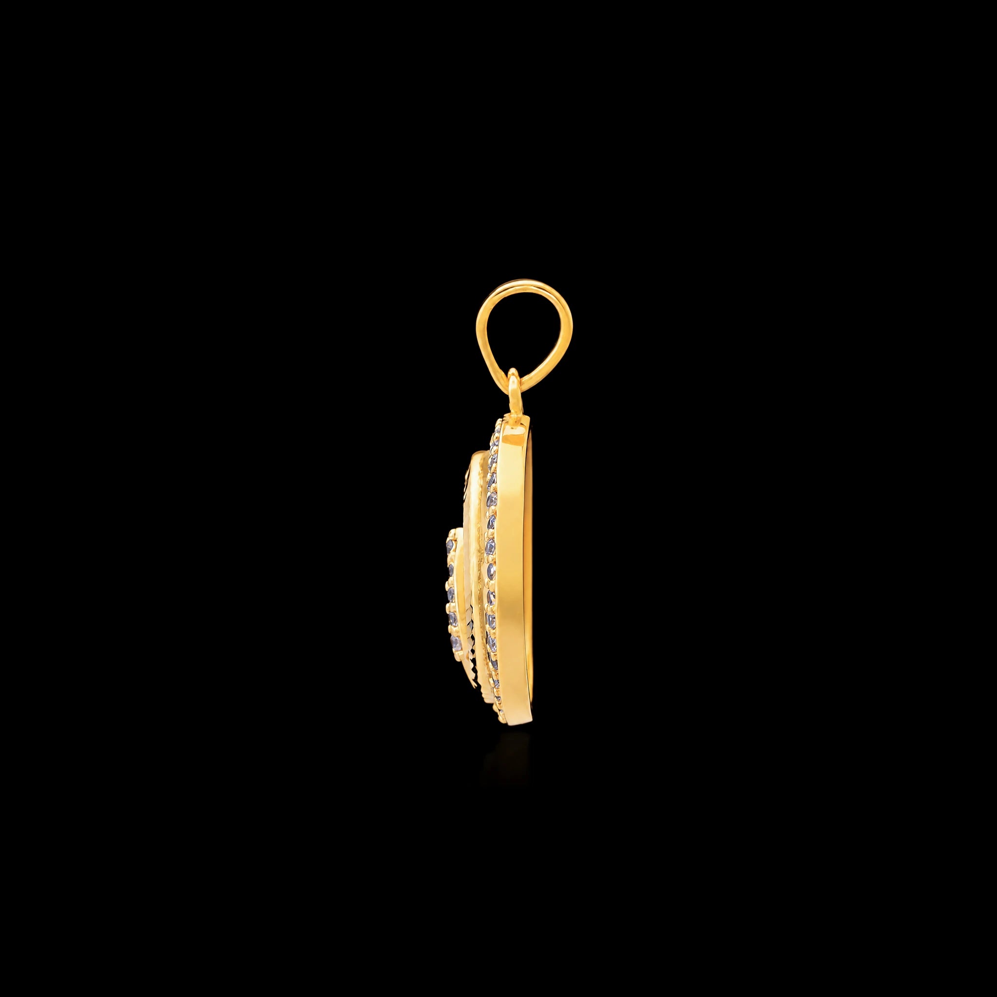 Golden Stone Pendant PSLT56W-051