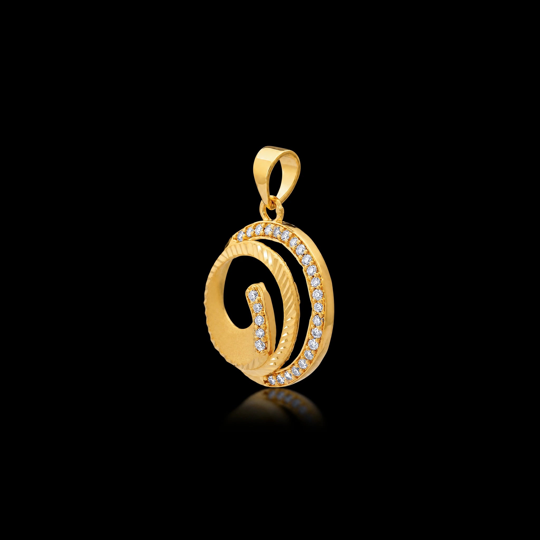 Golden Stone Pendant PSLT56W-051