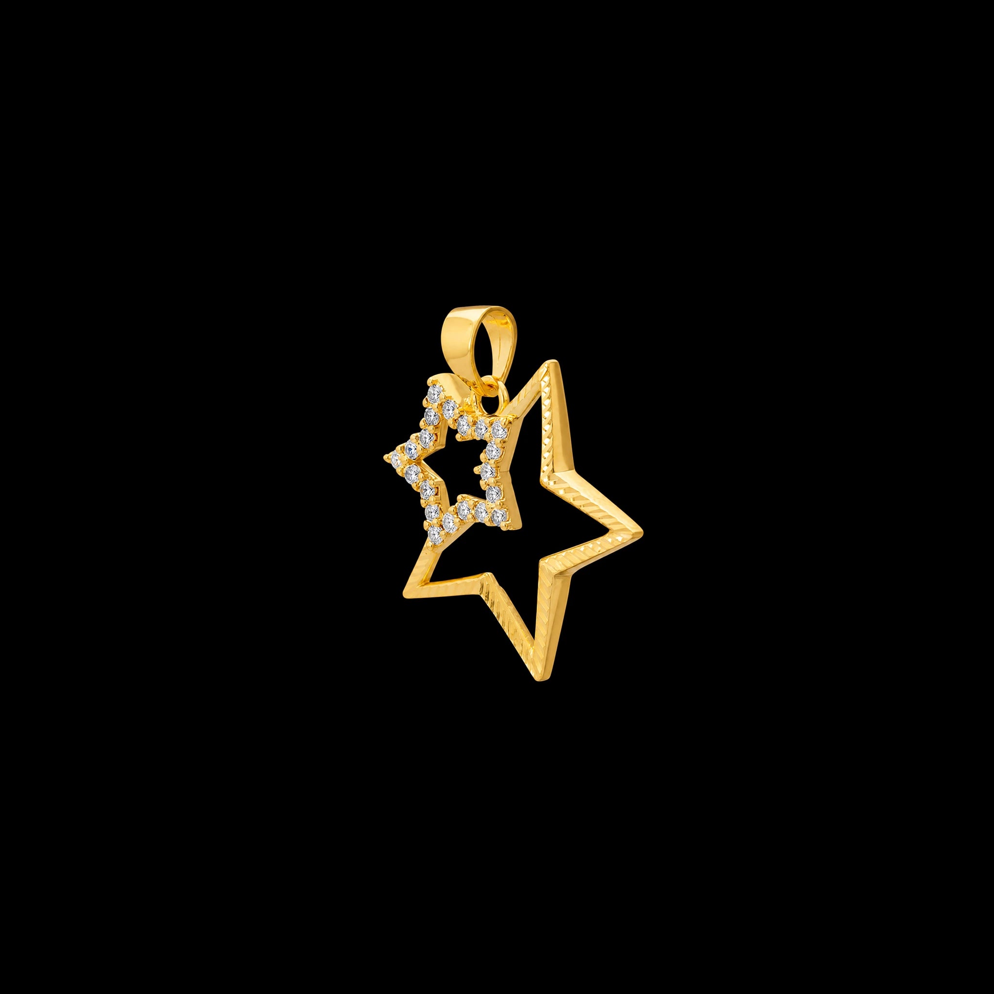 Golden Stone Pendant PSLT53W-051