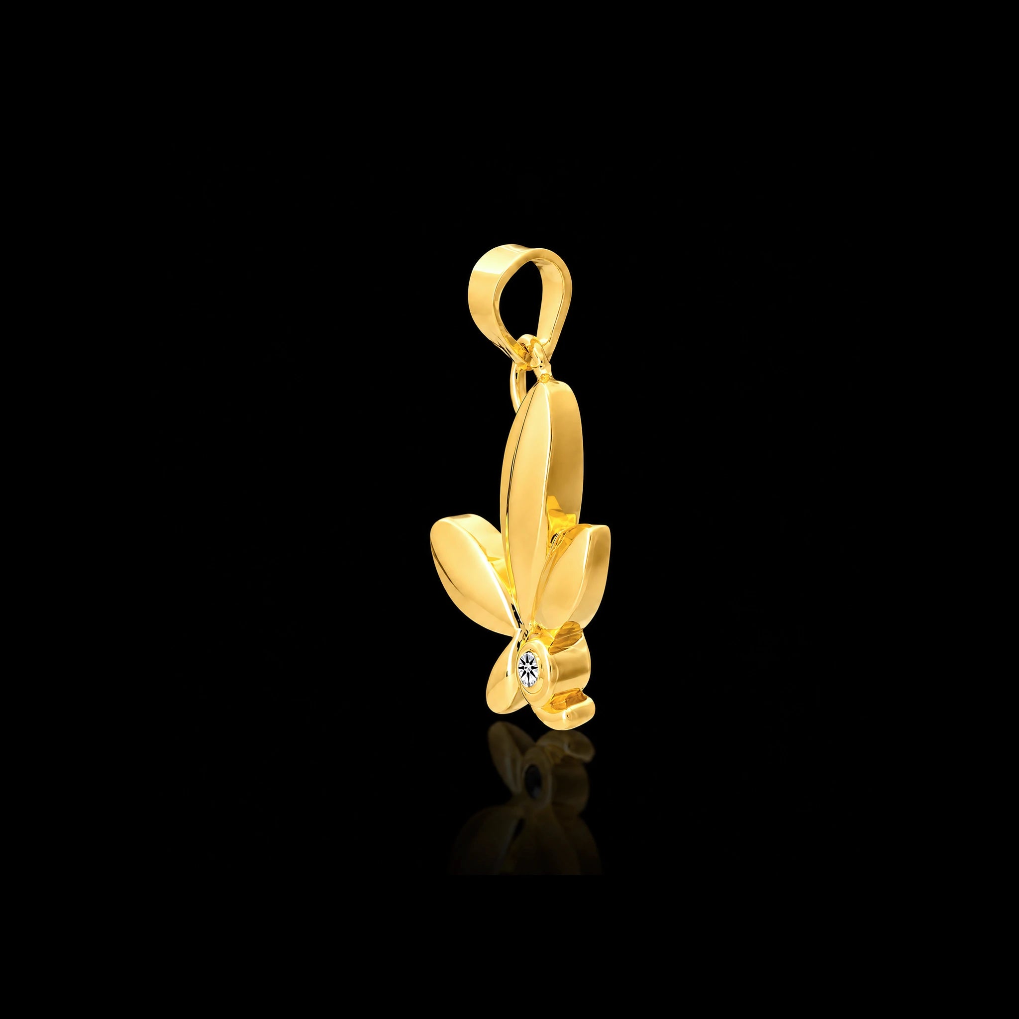 Golden Stone Pendant PSLT392W-09