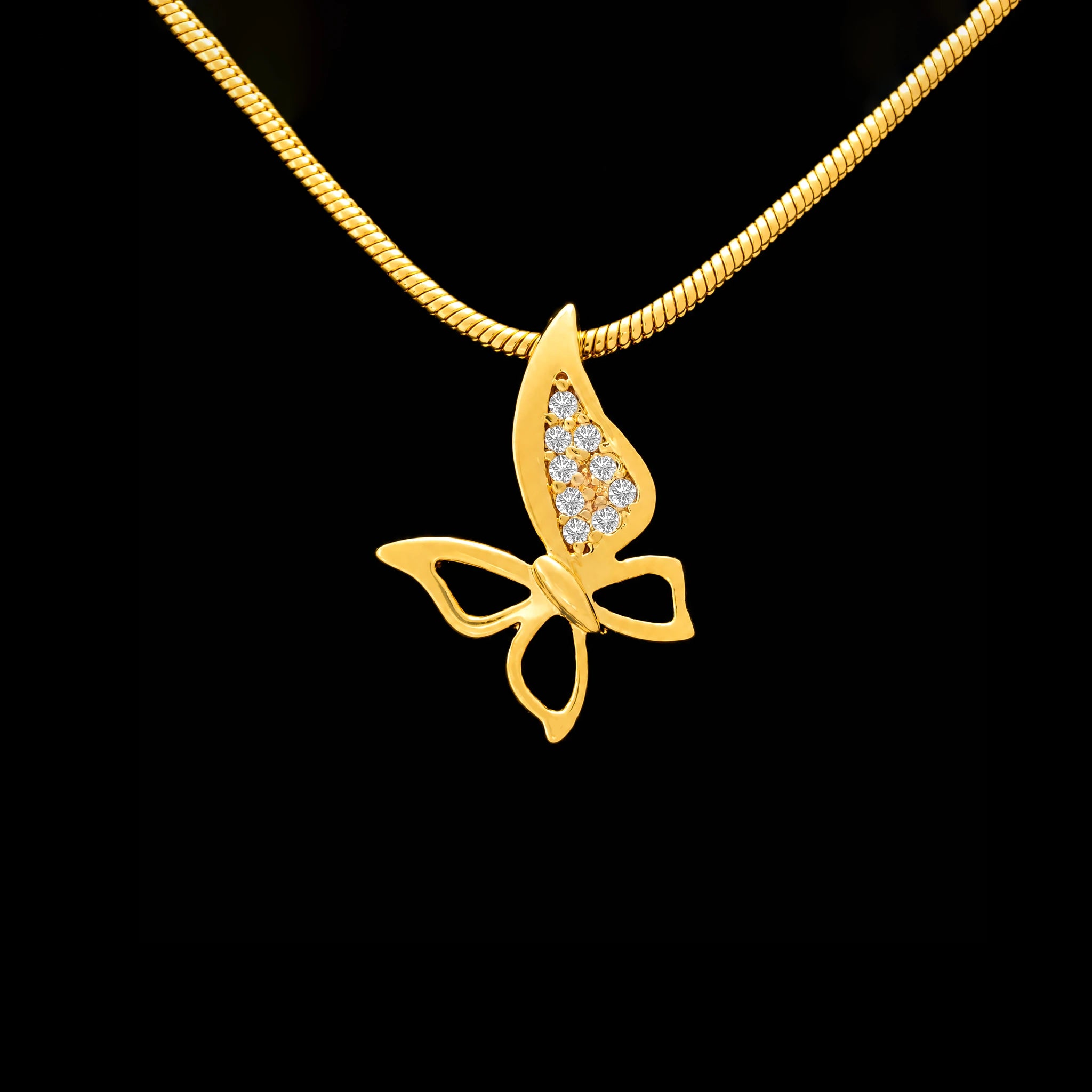 Golden Stone Pendant PSLT391W-09