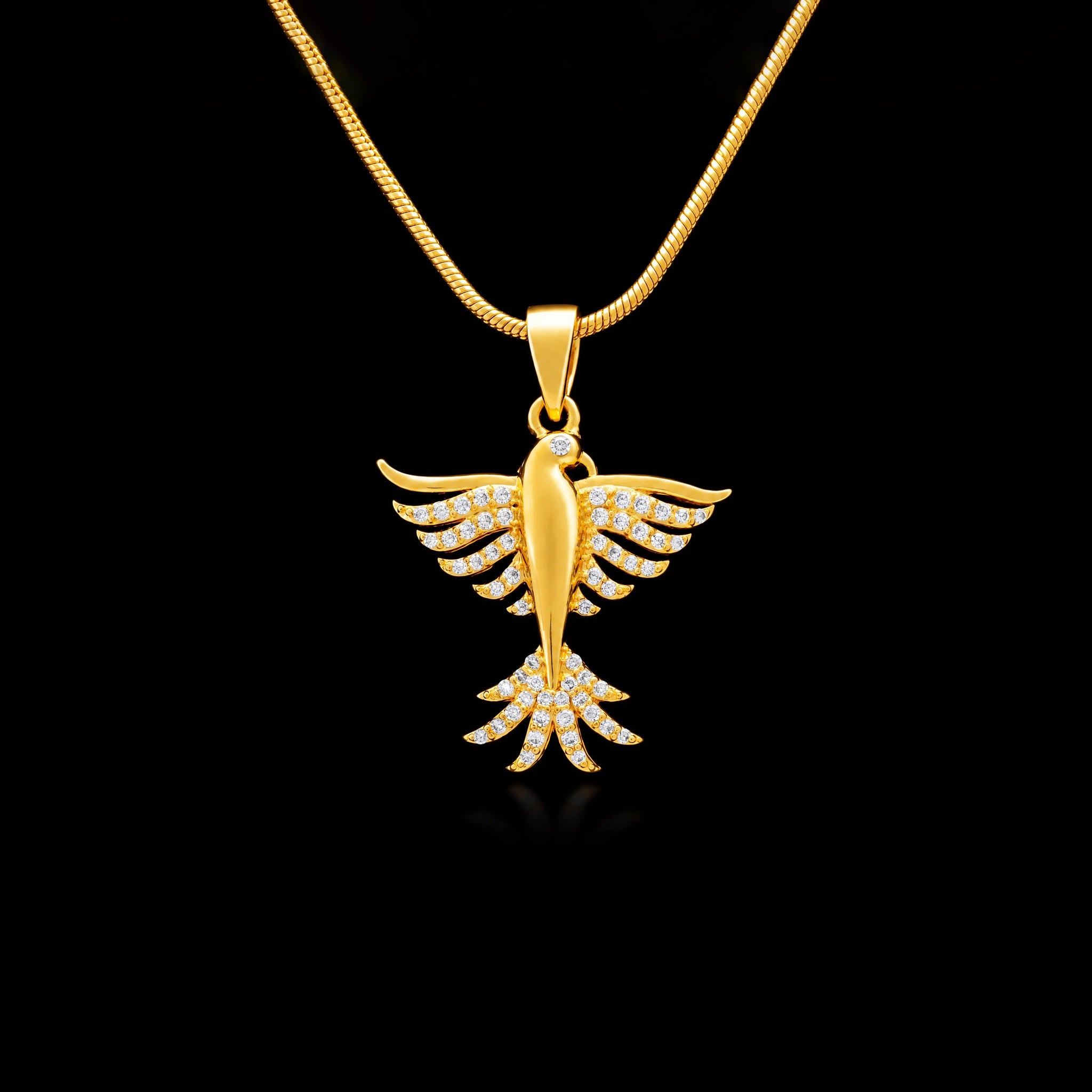 Golden Stone Pendant PSLT39W-051