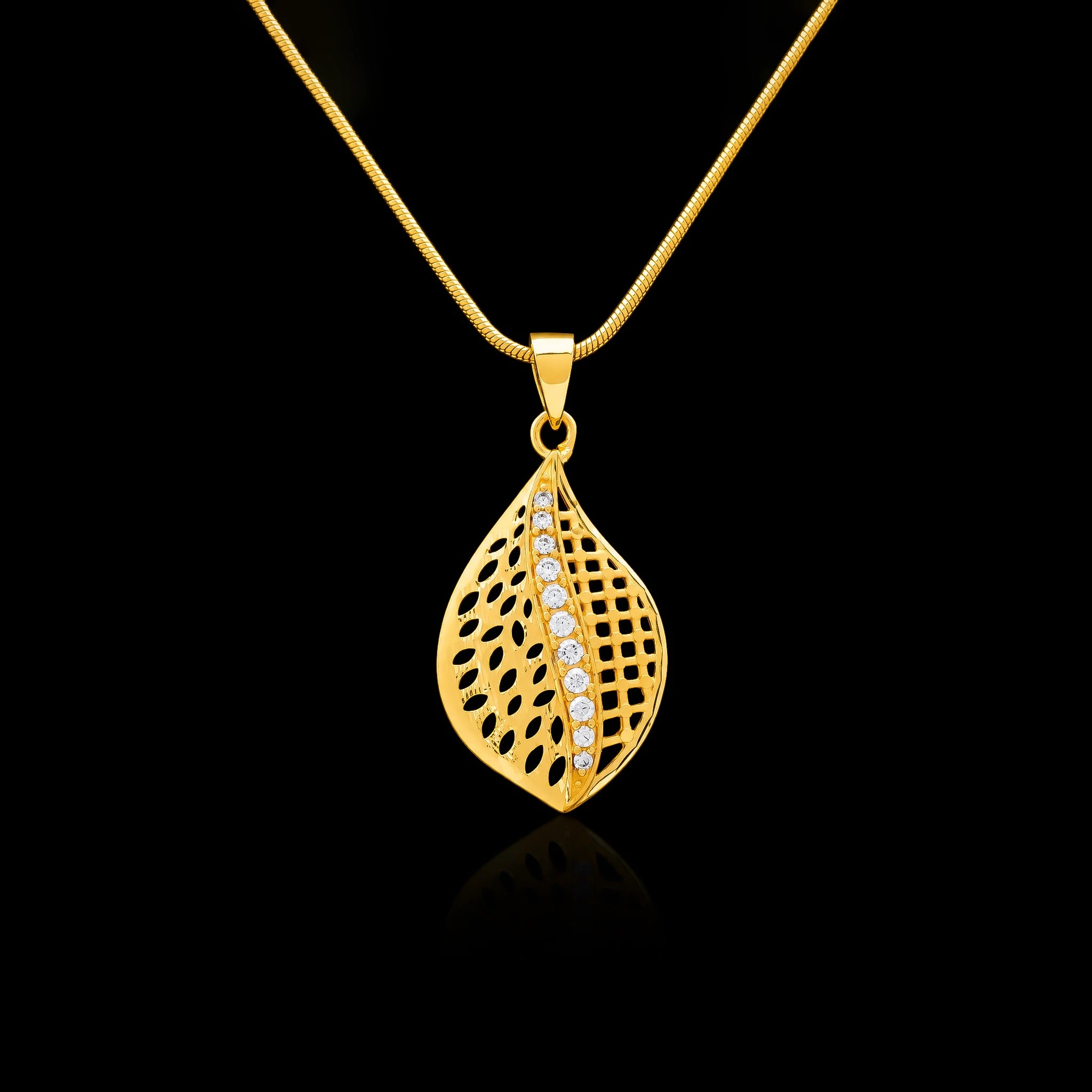 Golden Stone Pendant PSLT57W-051