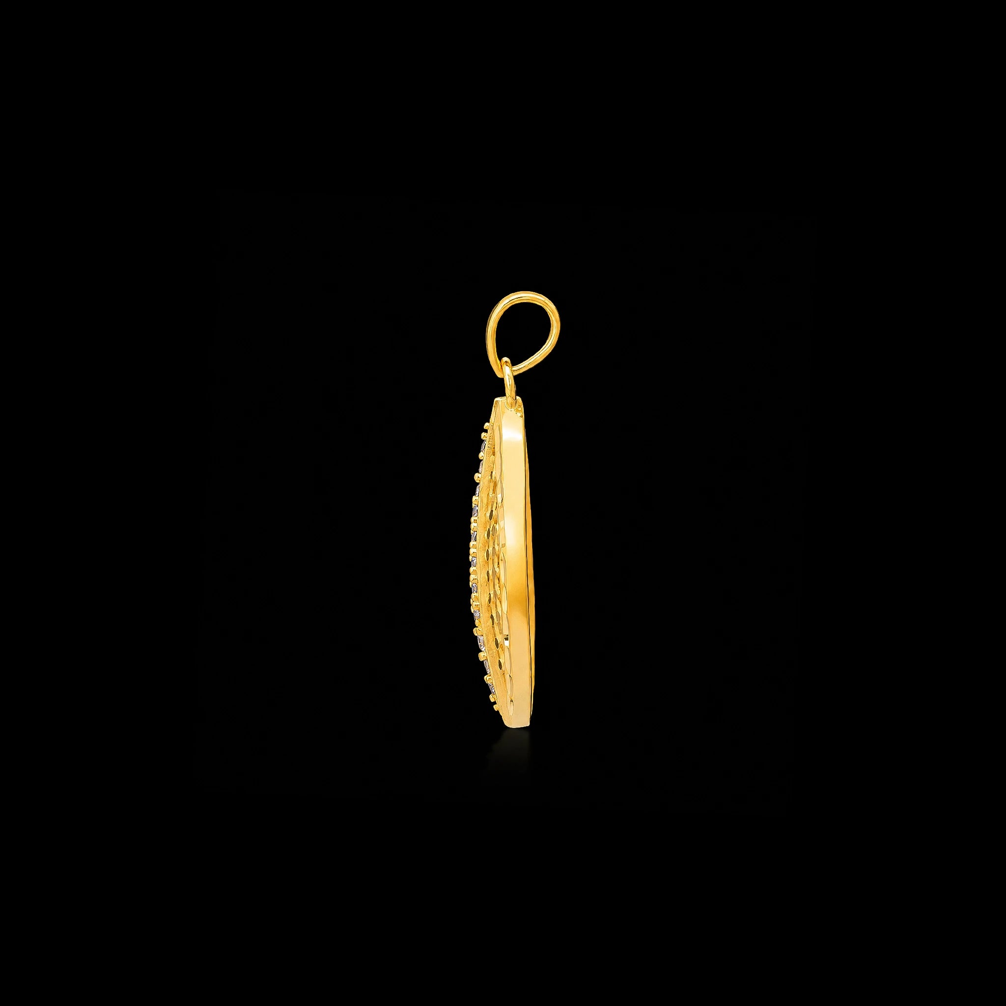 Golden Stone Pendant PSLT57W-051