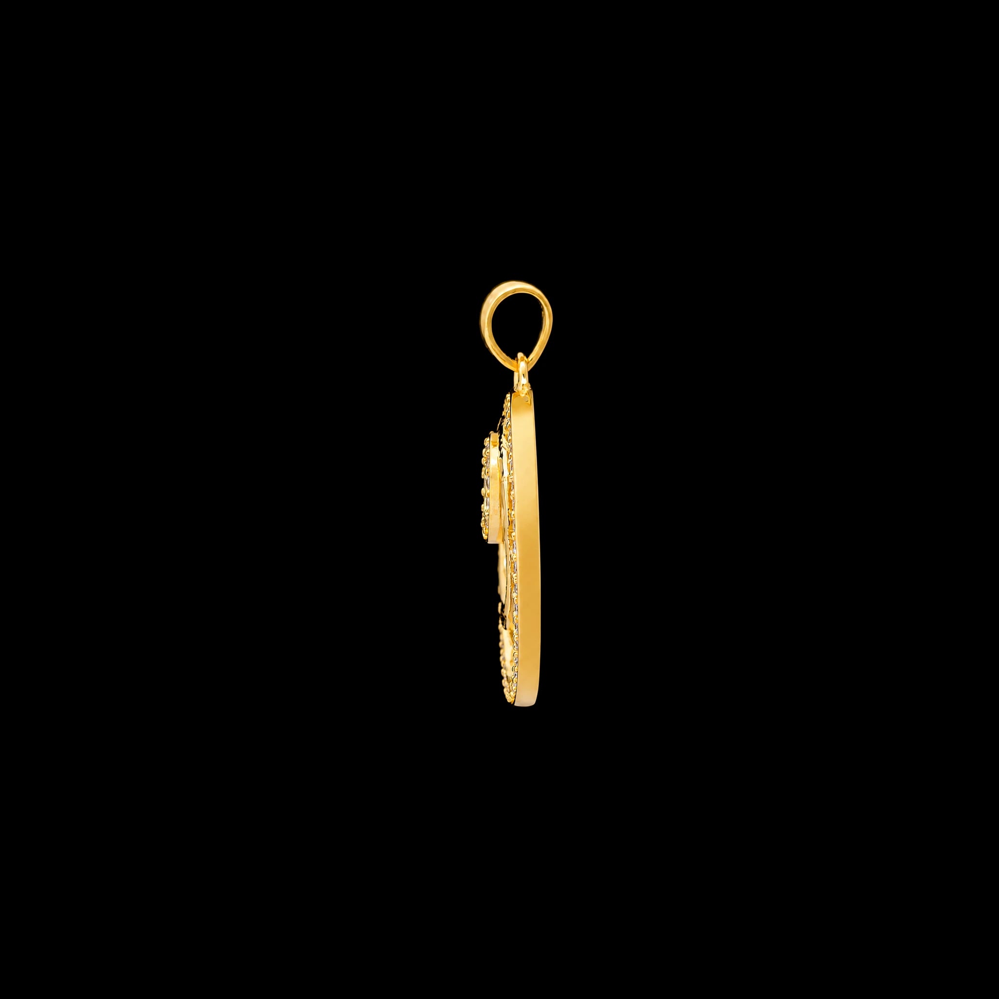 Golden Stone Pendant PSLT100W-071