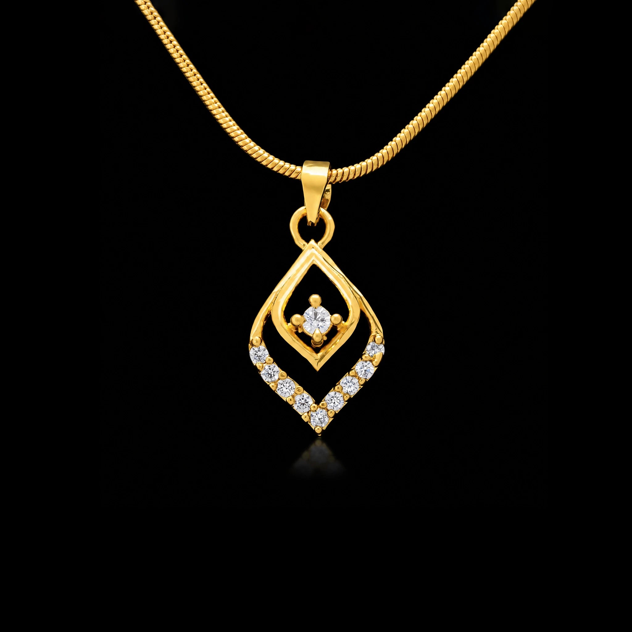 Golden Stone Pendant PSLT18W-001