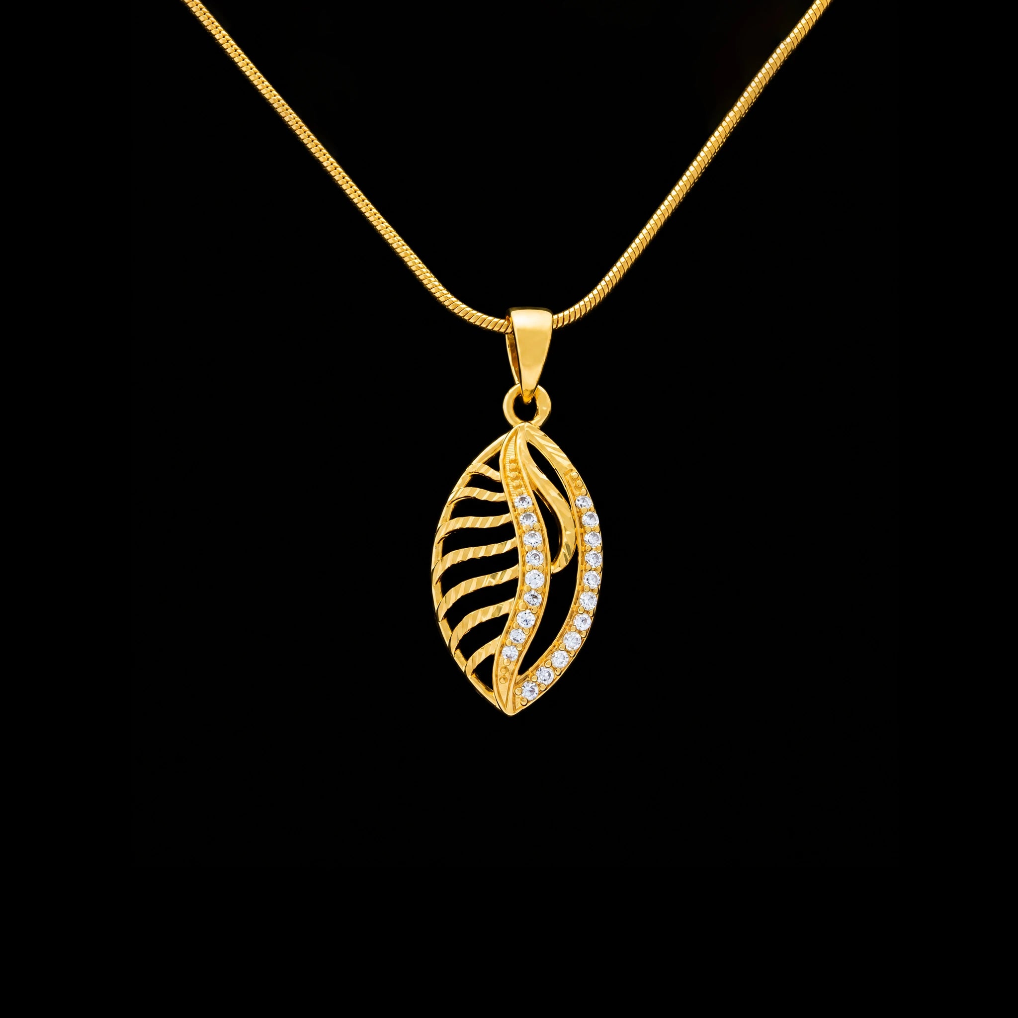 Golden Stone Pendant PSLT100W-031