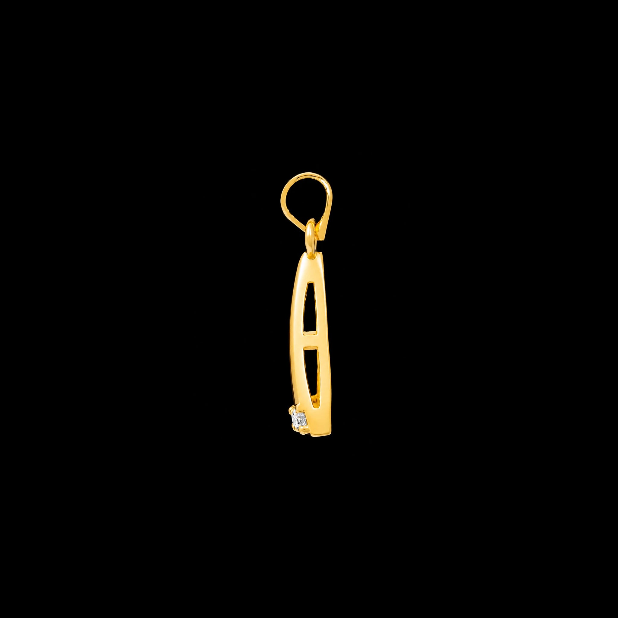 Golden Fish Pendant PSLT16W-021