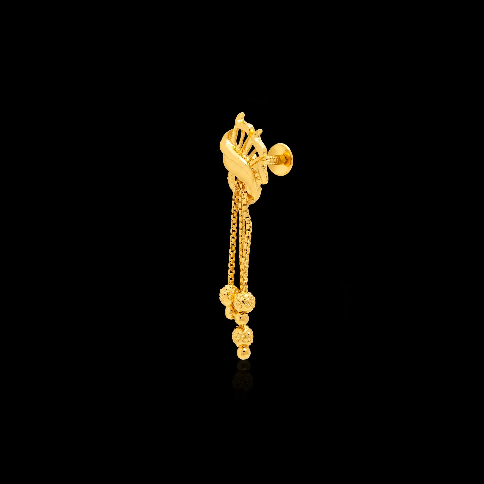 Golden Hanging Stud PGHST58-021