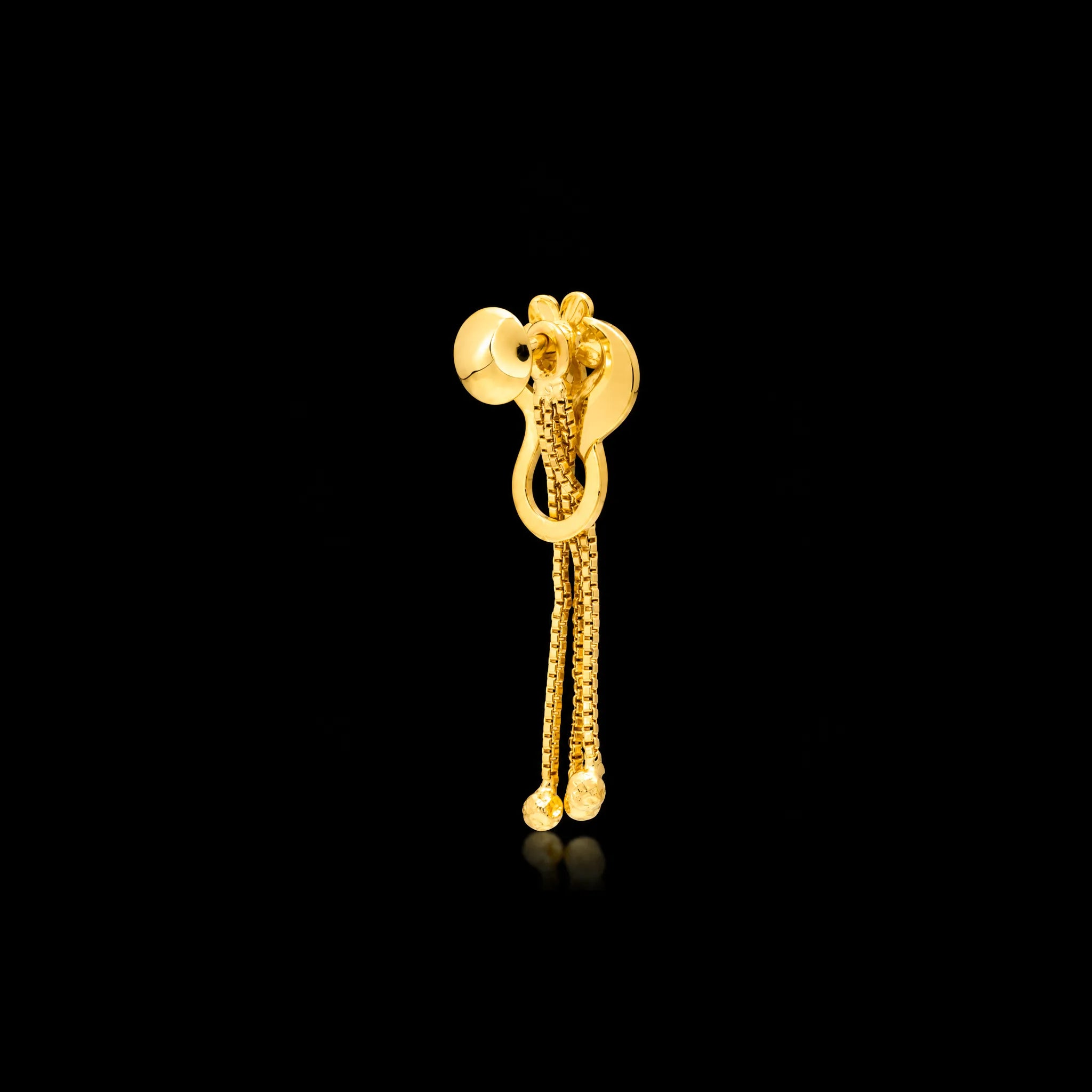 Golden Hanging Stud PGHST62-021